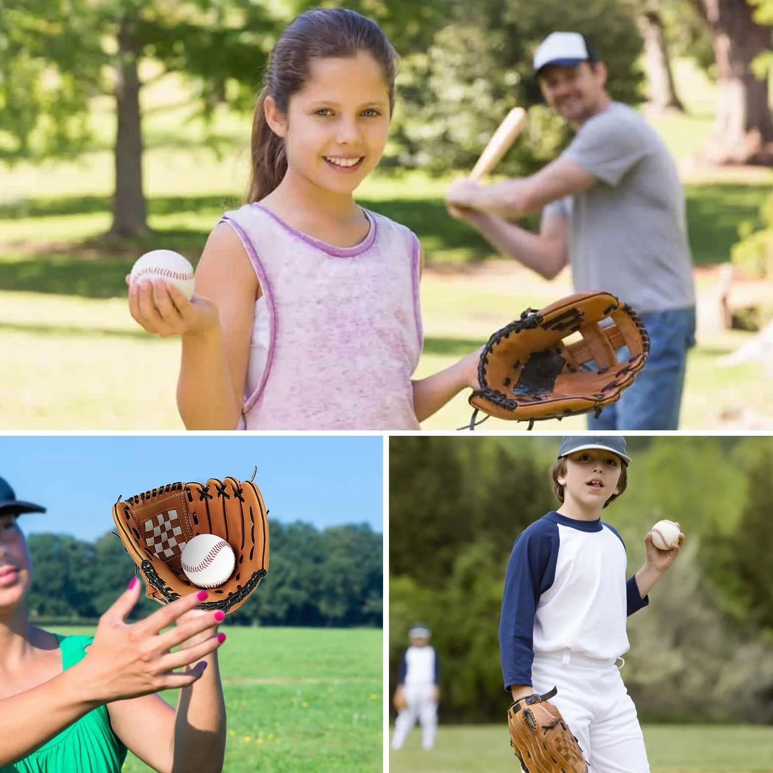 Pelotas de Béisbol Profesionales 4 Piezas, para Entrenamiento de Jóvenes Adultos y Juegos