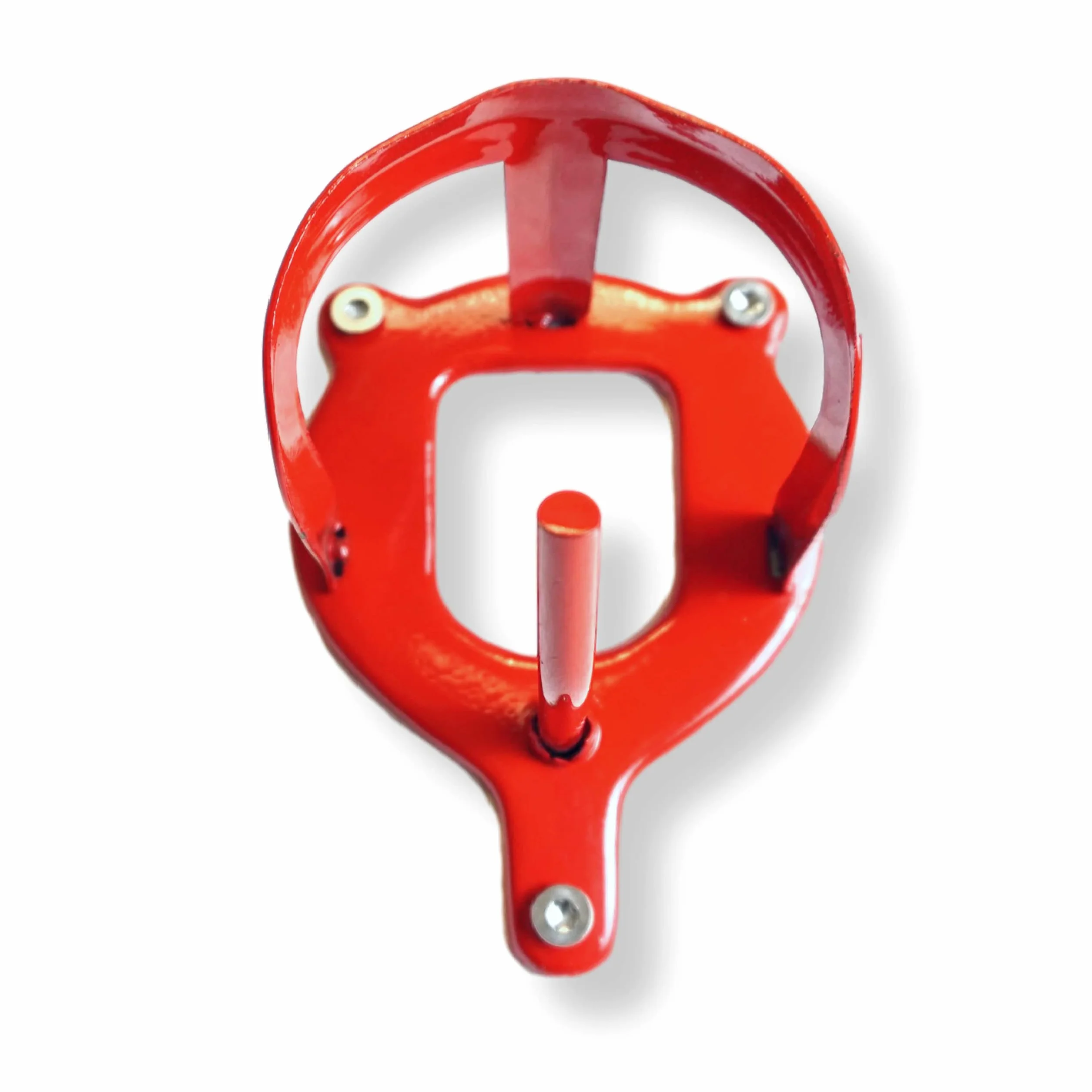 Soporte para caballos, establo de equitación, cámara de sillín, con gancho adicional, para colgar trenzas, cabestro, candara, metal en rojo y negro, rojo