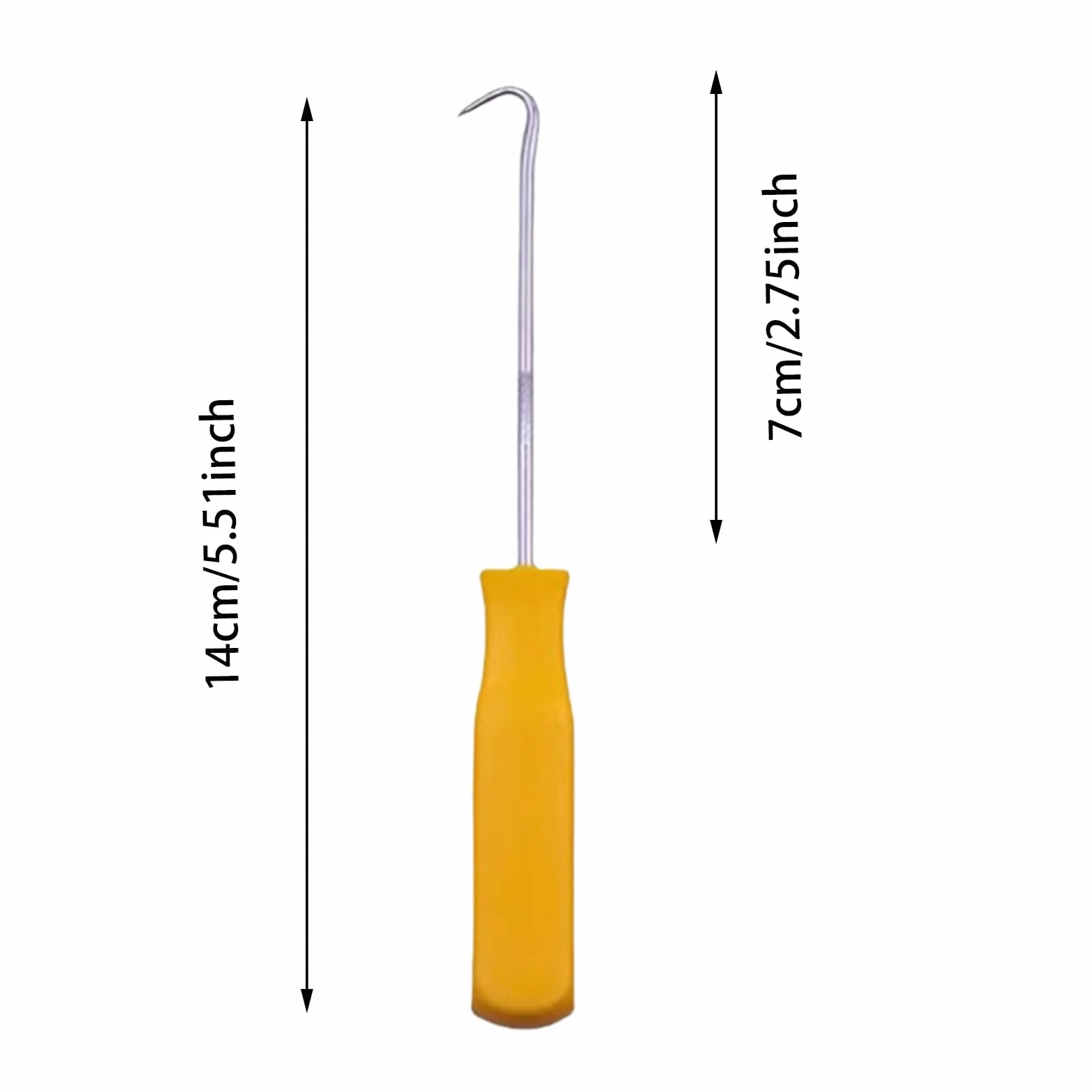 Kit de Encordar Raquetas de Tenis: Gancho para Enhebrar, Extractor de Punzón Recto, Duradero, Agarre de Precisión