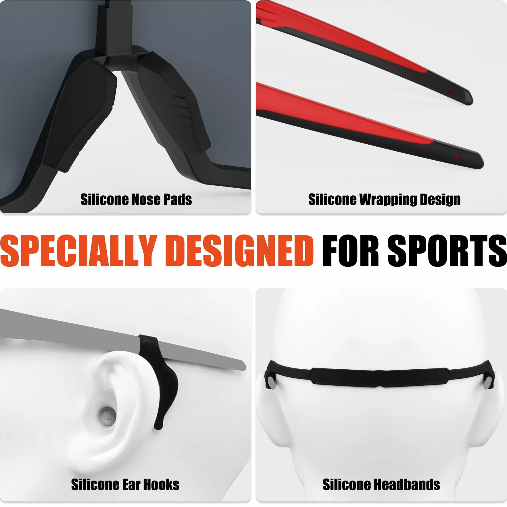 X-TIGER Gafas de Ciclismo con 5 Lentes Intercambiables UV400