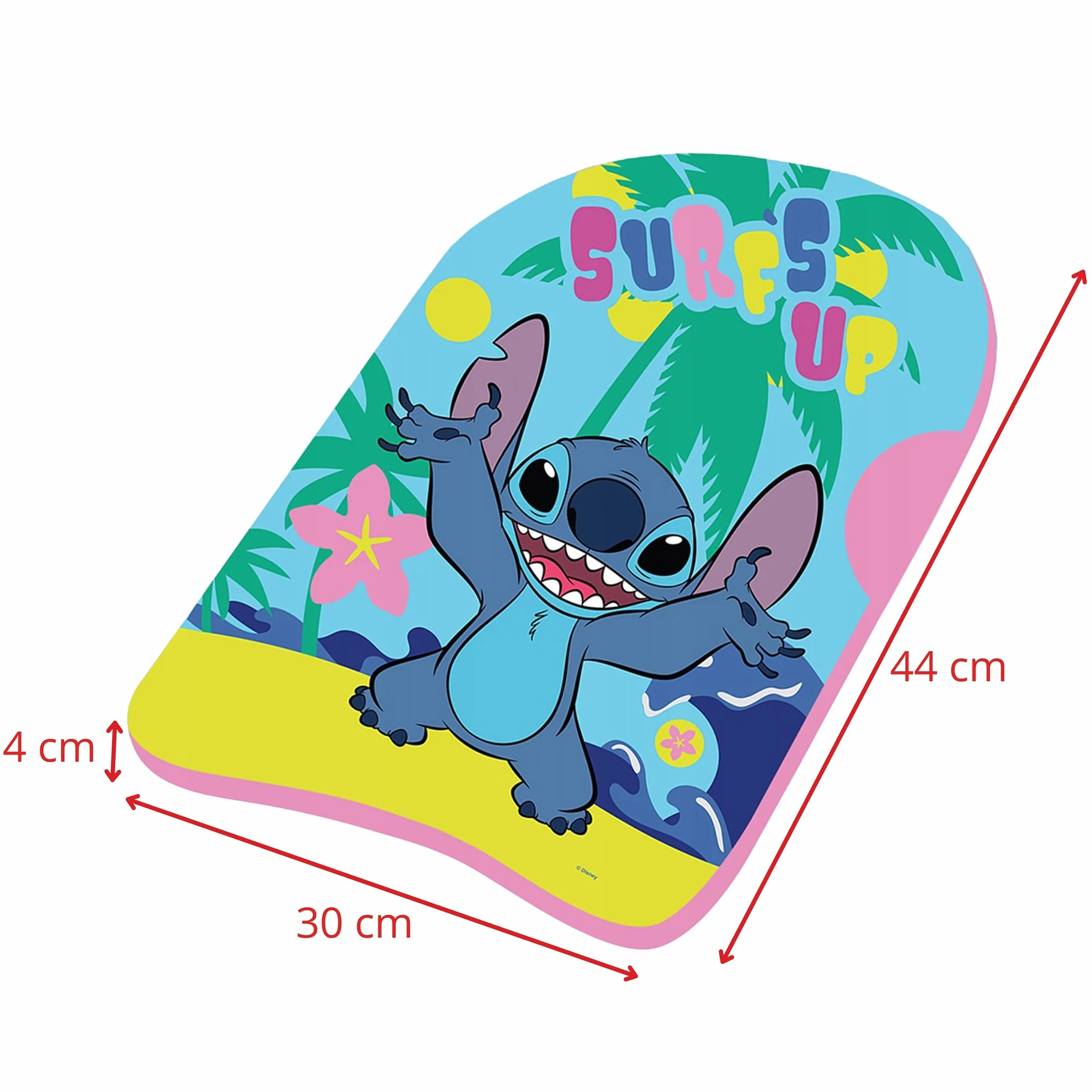 Disney Stitch Tabla de Natación 44x30x4 cm para Niños