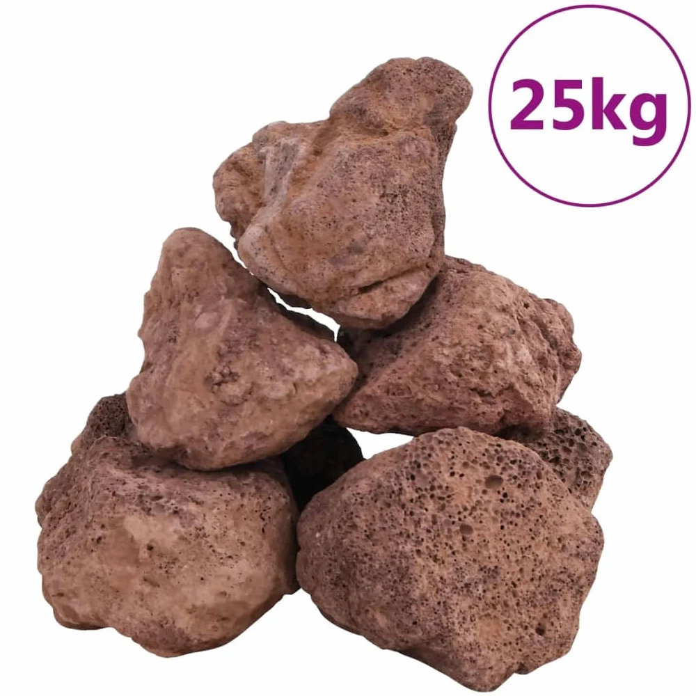 Genérico Rocas volcánicas Rojas 25 kg 10-30 cm,Producto para Mascotas y Animales,Productos para Mascotas,Productos para Peces,Decoración de acuarios-155324