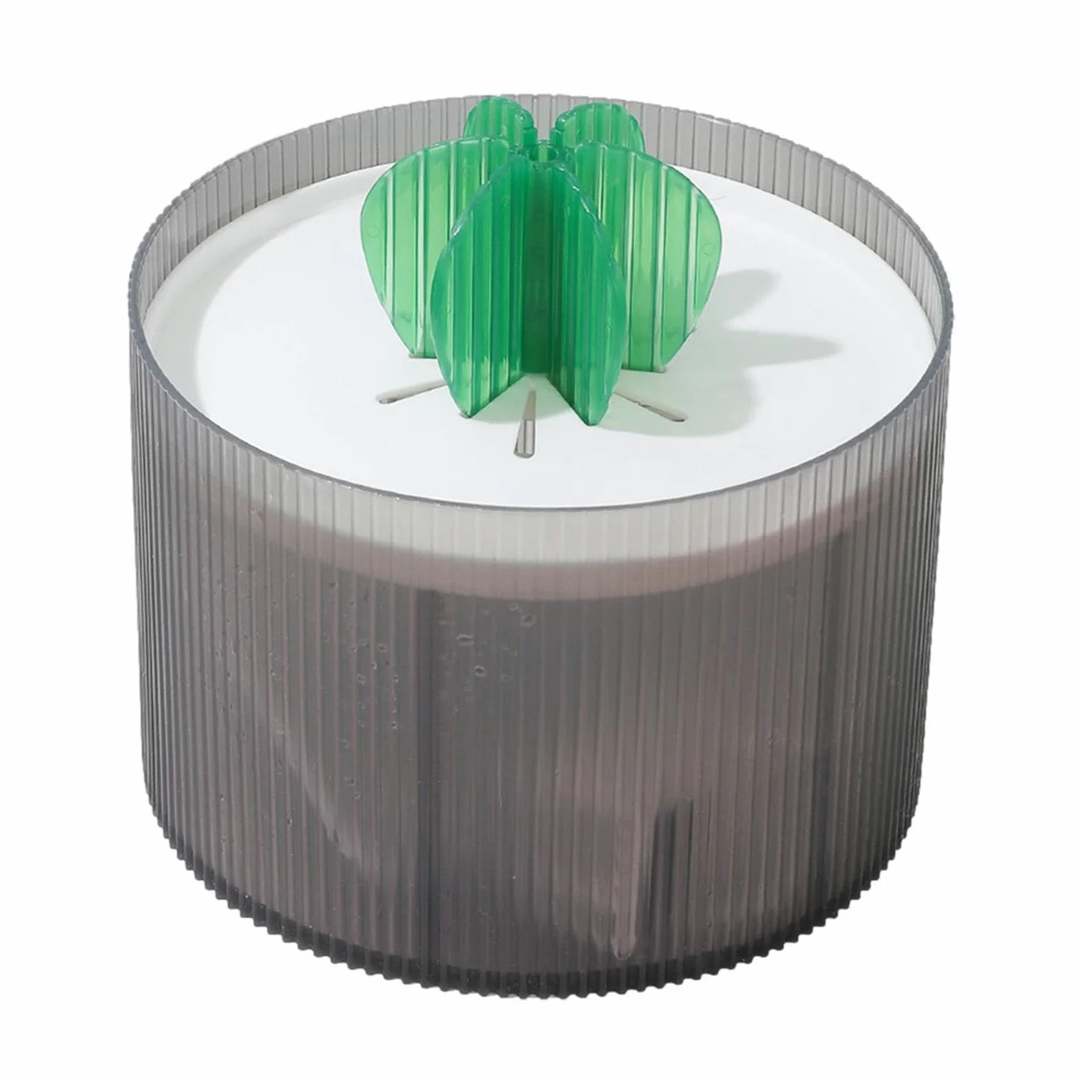 comedero automático para Gatos, Comedero eléctrico for Perros, Bebedero de Gran Capacidad for jardín, balcón o Garaje(Grey,C)