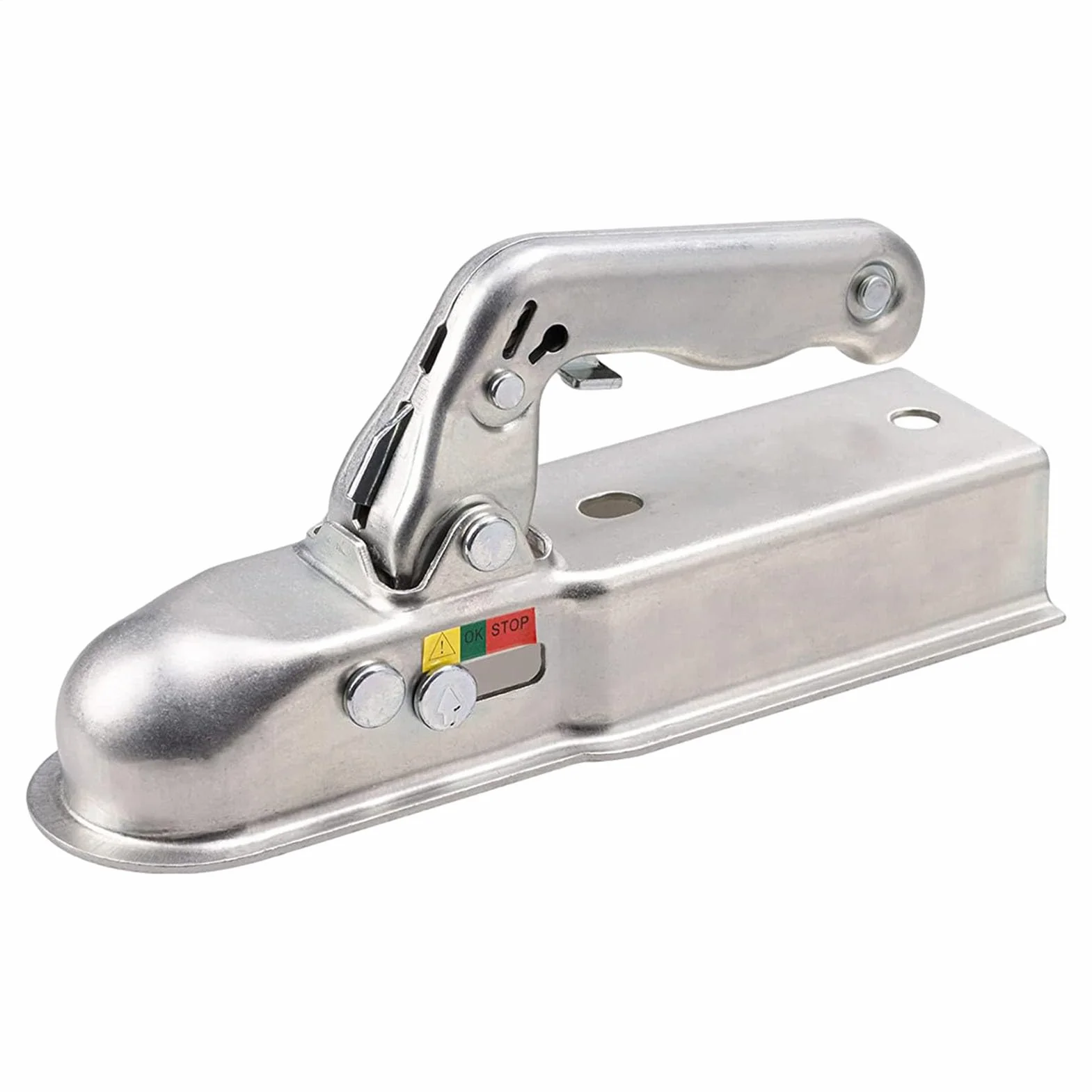 Acoplador de Lengüeta para Remolque 50 mm, Conector de Bola de Remolque Soldable