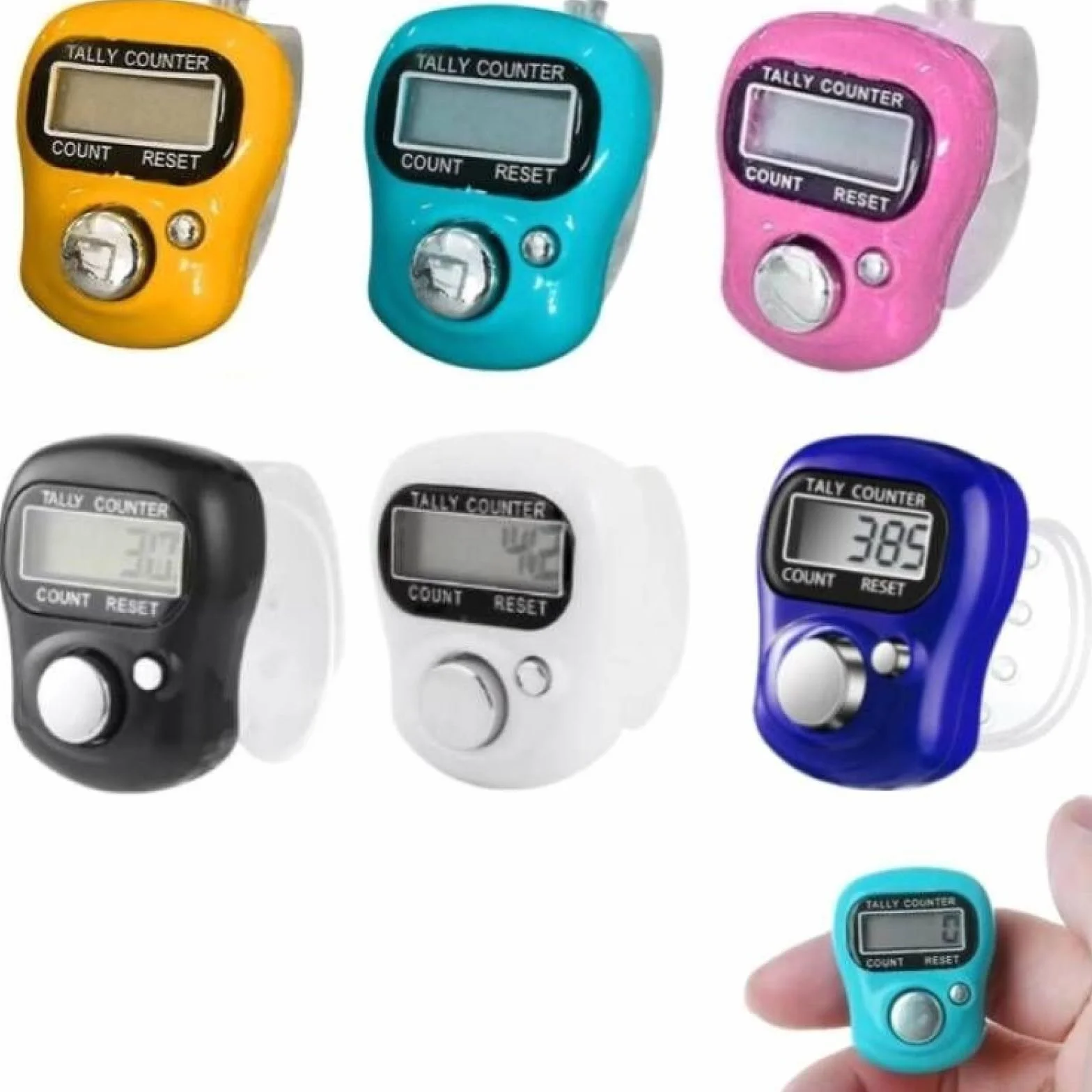 Contador Manual Digital Clicker Medidor Electrónico Cuentarangos