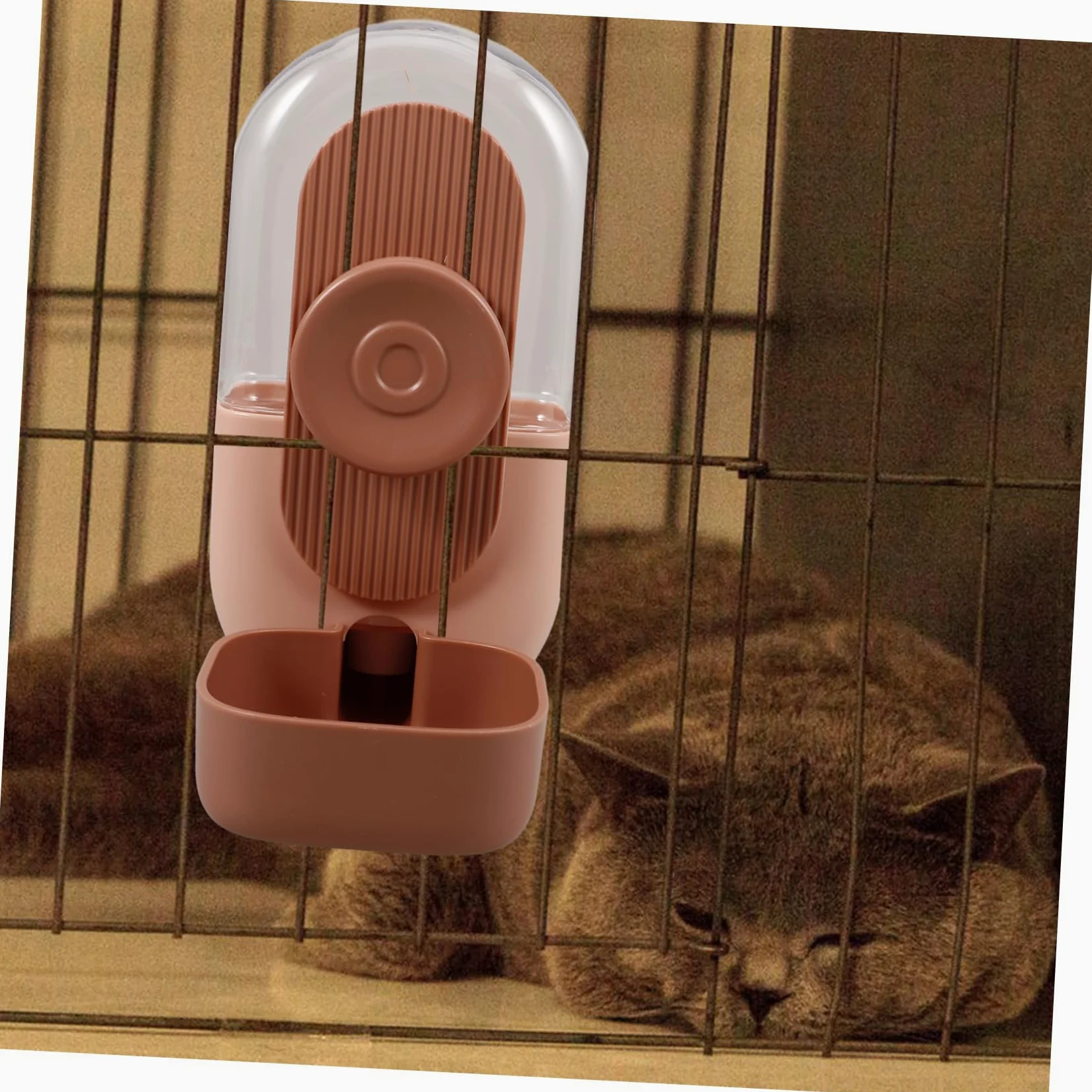 BESPORTBLE 5 Piezas Fuente De Agua para Mascotas Comedero De Agua para Ratas Dispensador De Agua De Jaula Comedero Automático De Agua para Pájaros Botella De Agua De Conejos Rosa Las Caderas