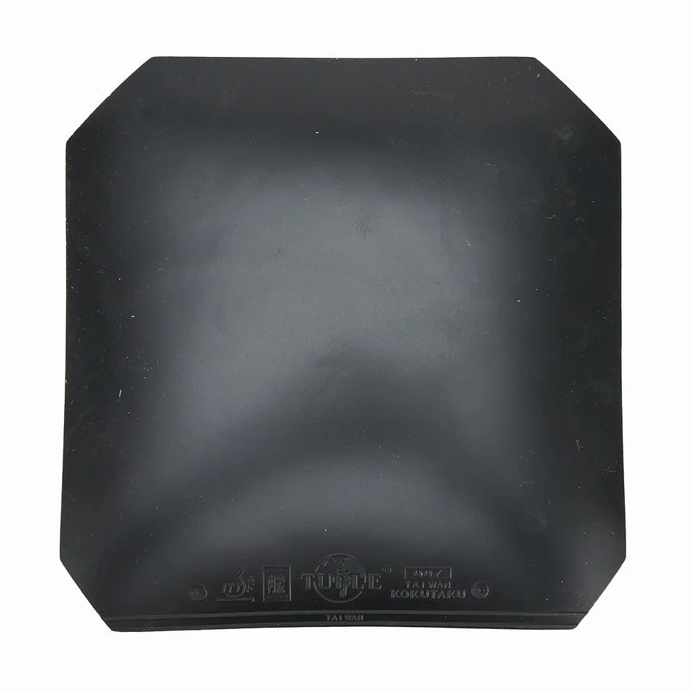 Goma de tenis de mesa esponja dura 2,0-2,2 mm 39 grados ataque rápido negro rojo