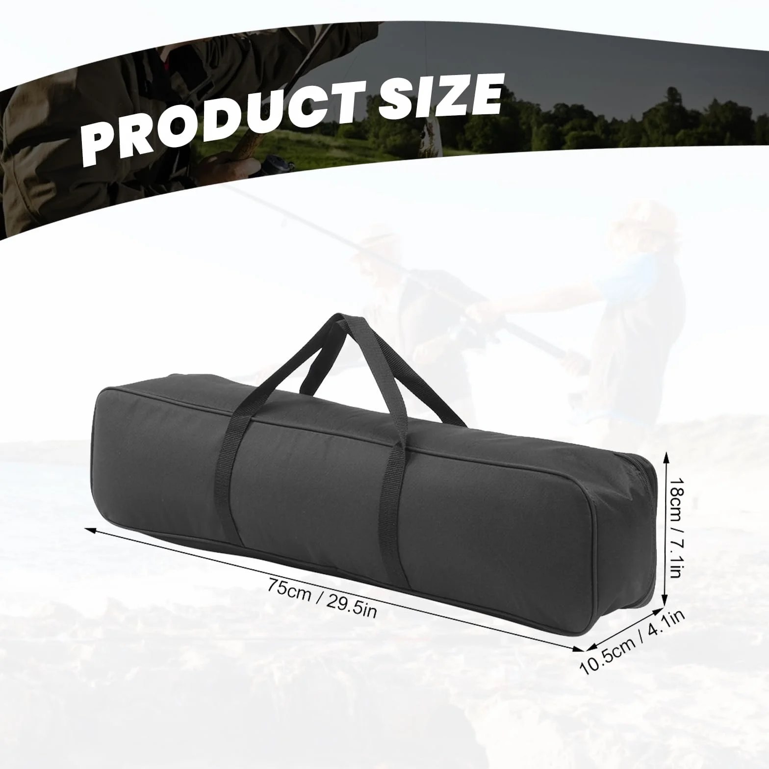 Bolsa de Pesca Mochila Almacenamiento Equipo de Pesca
