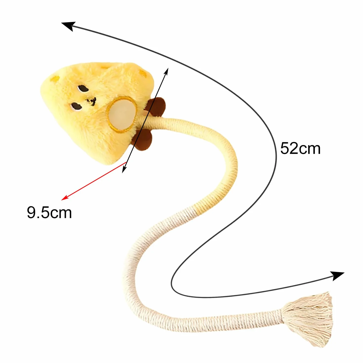 Cuerda Dental para Gatos - Juguete para Morder y Masticar, para Limpiar Los Dientes y Liberar El Estrés