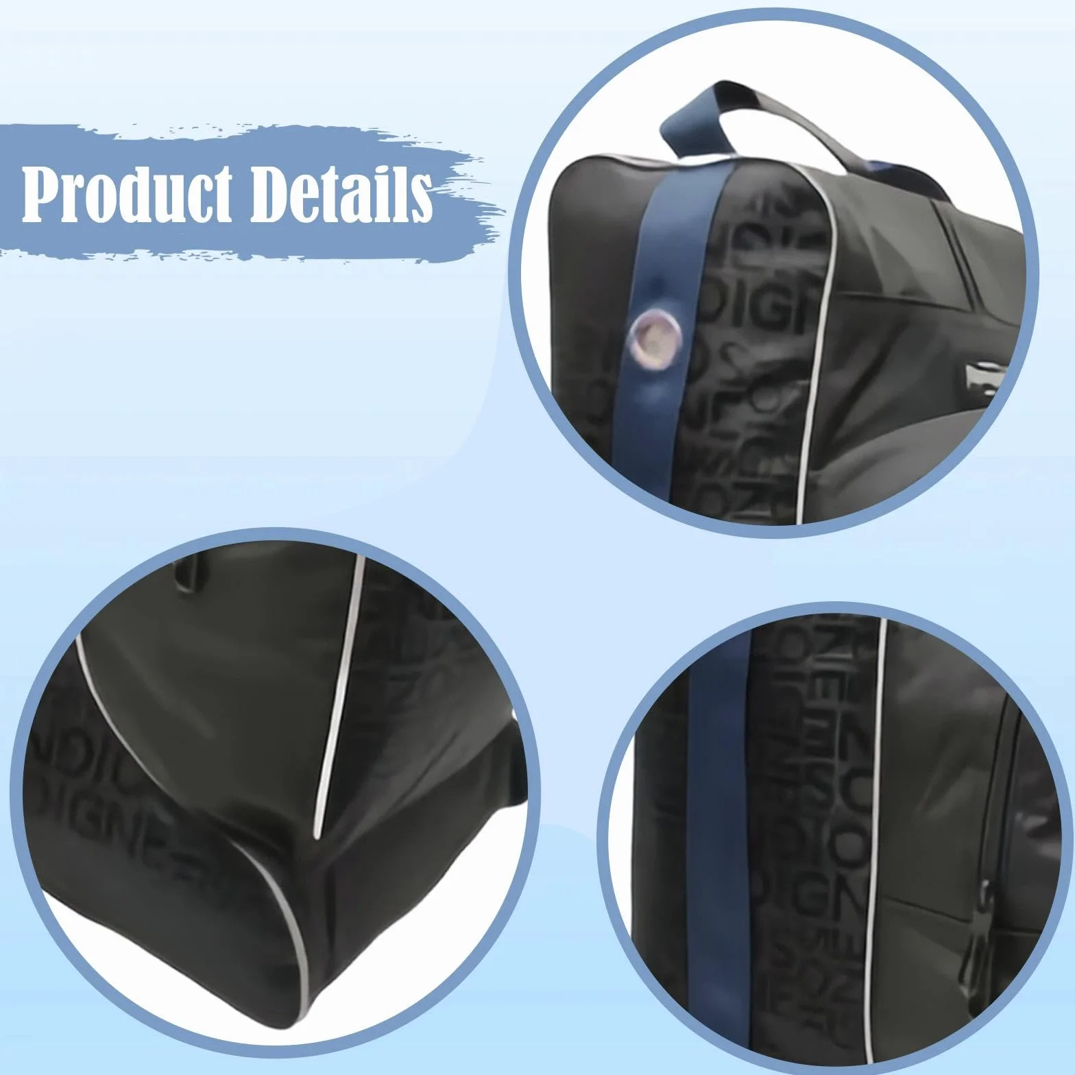 Perfeclan Bolsa para Botas Ecuestres, Bolsa de Arneses para Botas de Equitación, Tela Oxford, Funda para Botas de Casco, Competición y Equipo Ecuestre, Resistente al Agua