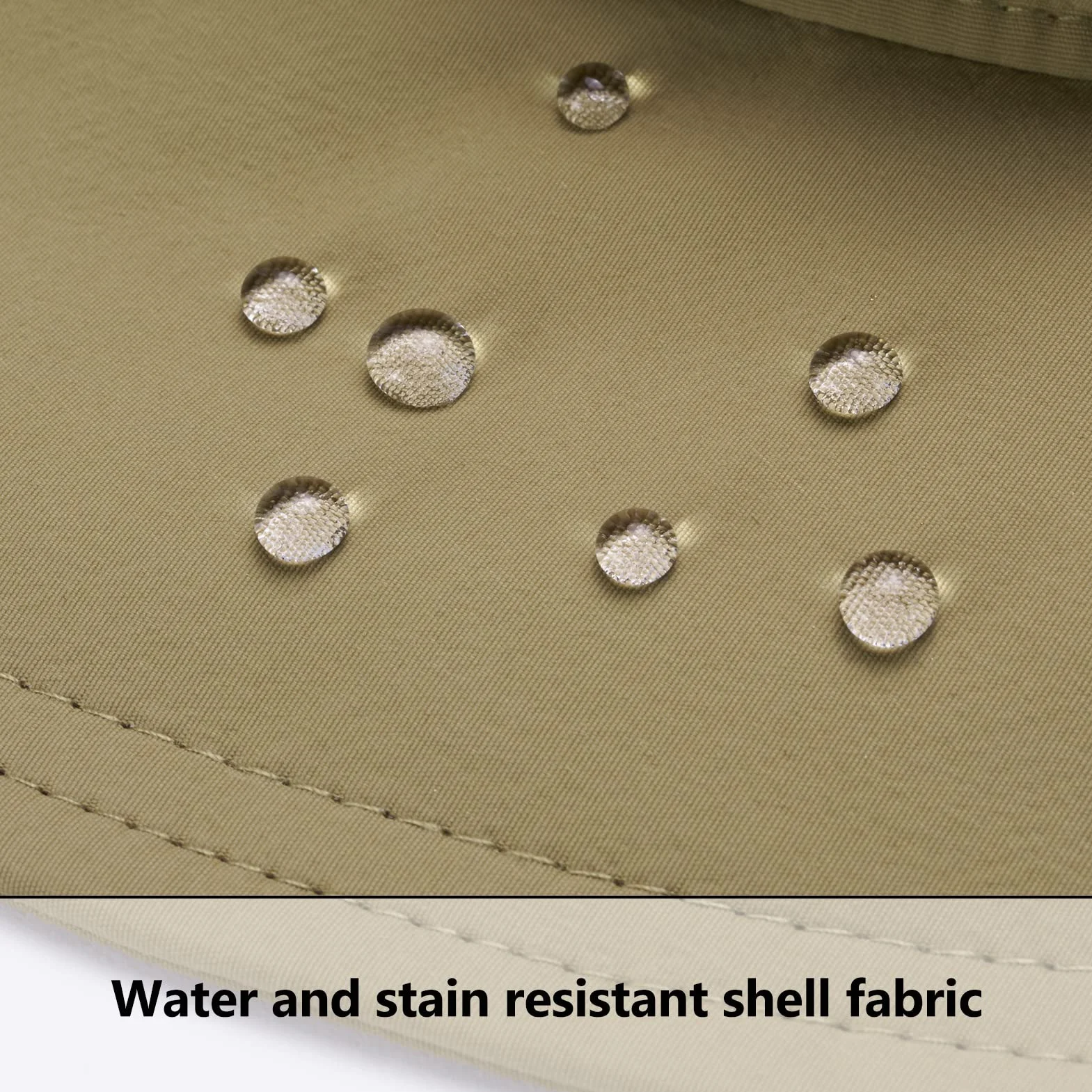 Bassdash UPF 50+ Sombrero de Pesca Solar Resistente al Agua con Solapa de Cuello Desmontable