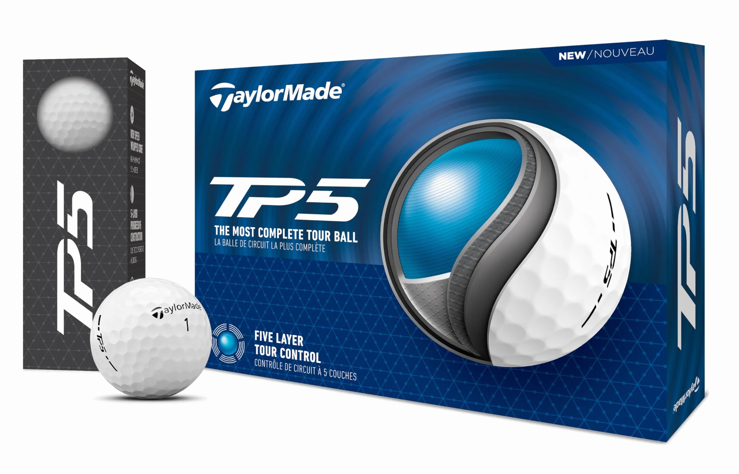TaylorMady TP5 Golf Bola Blanco Hombres