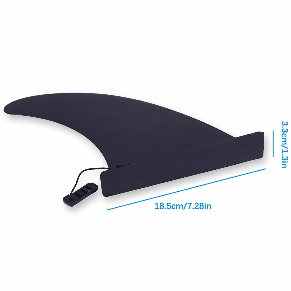 SEAPLUS Quilla de Paddle Surf, Aleta de Tabla de Surf Hinchable 9in ABS
