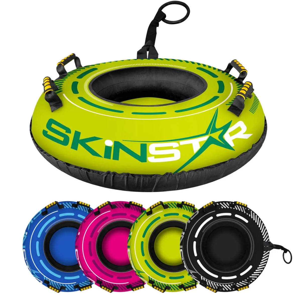 SkinStar Cross Snowtube Ø 100 cm Rodel antideslizantes