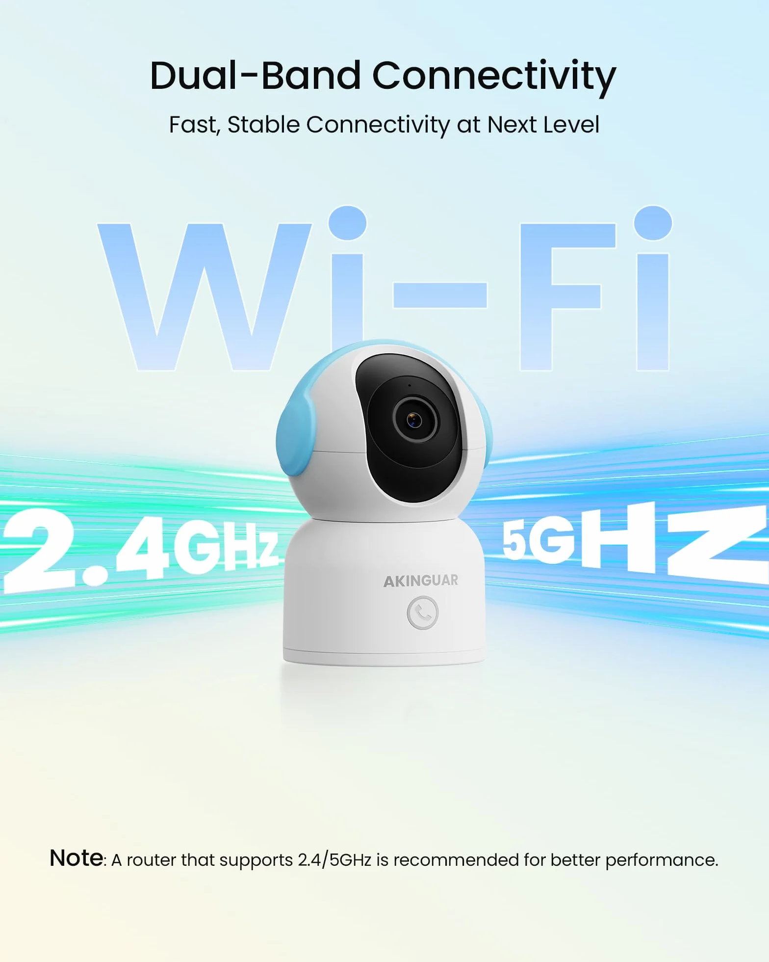 4K 8MP Camara Vigilancia WiFi Interior, 360° PT Cámara IP, AI Deteccion de Humana/Mascata, Seguimiento Automático, Audio Bidireccional, Visión Nocturna, 2.4G/5G WiFi, con Tarjeta de 64GB