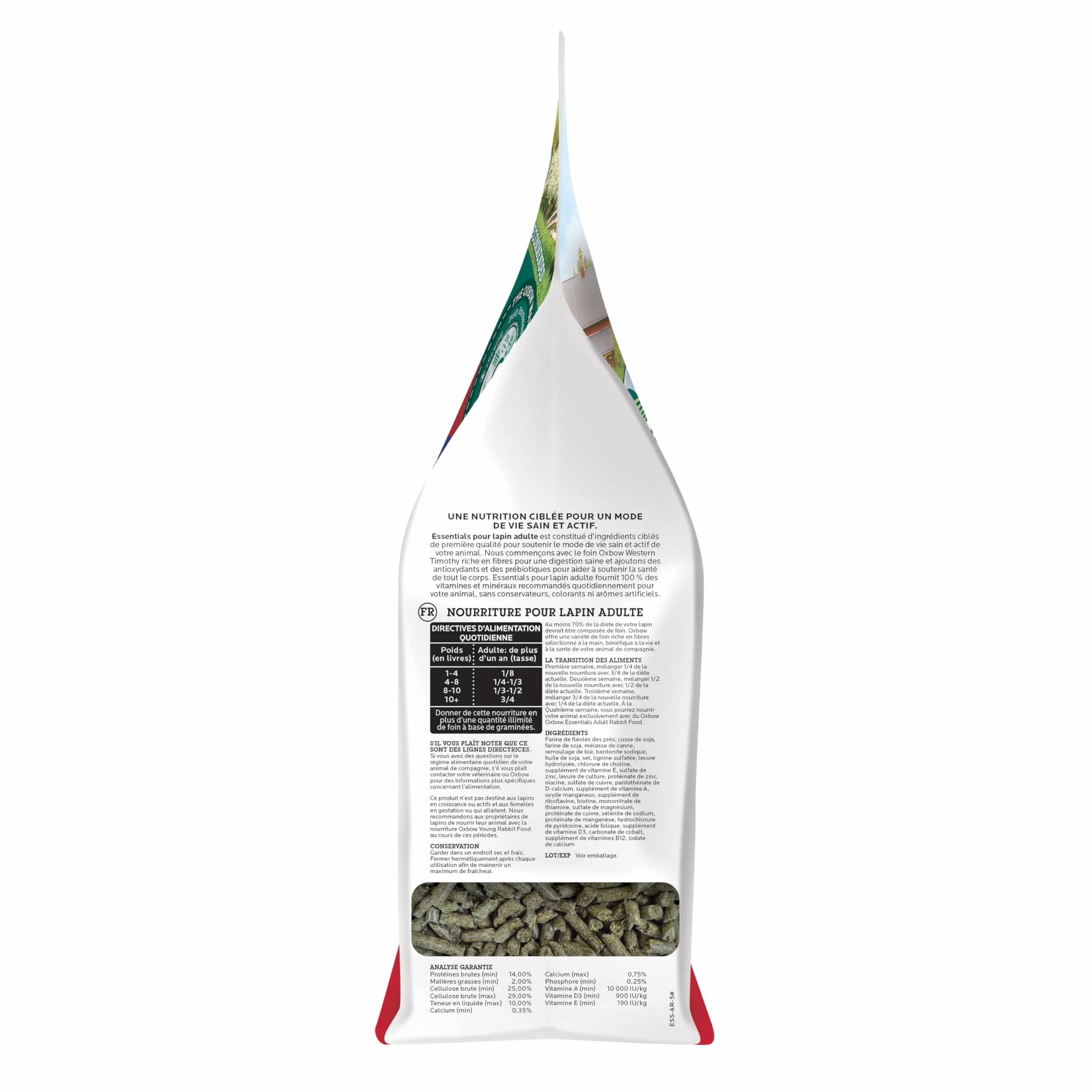 Oxbow Bunny Basics Alimento Timothy Pellet Alto en Fibra para Conejos - 2,25 kg