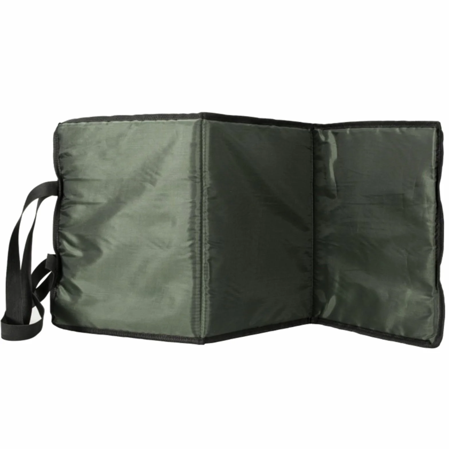 Alfombrilla plegable para pesca de carpas 80x35 cm poliéster algodón verde protección peces