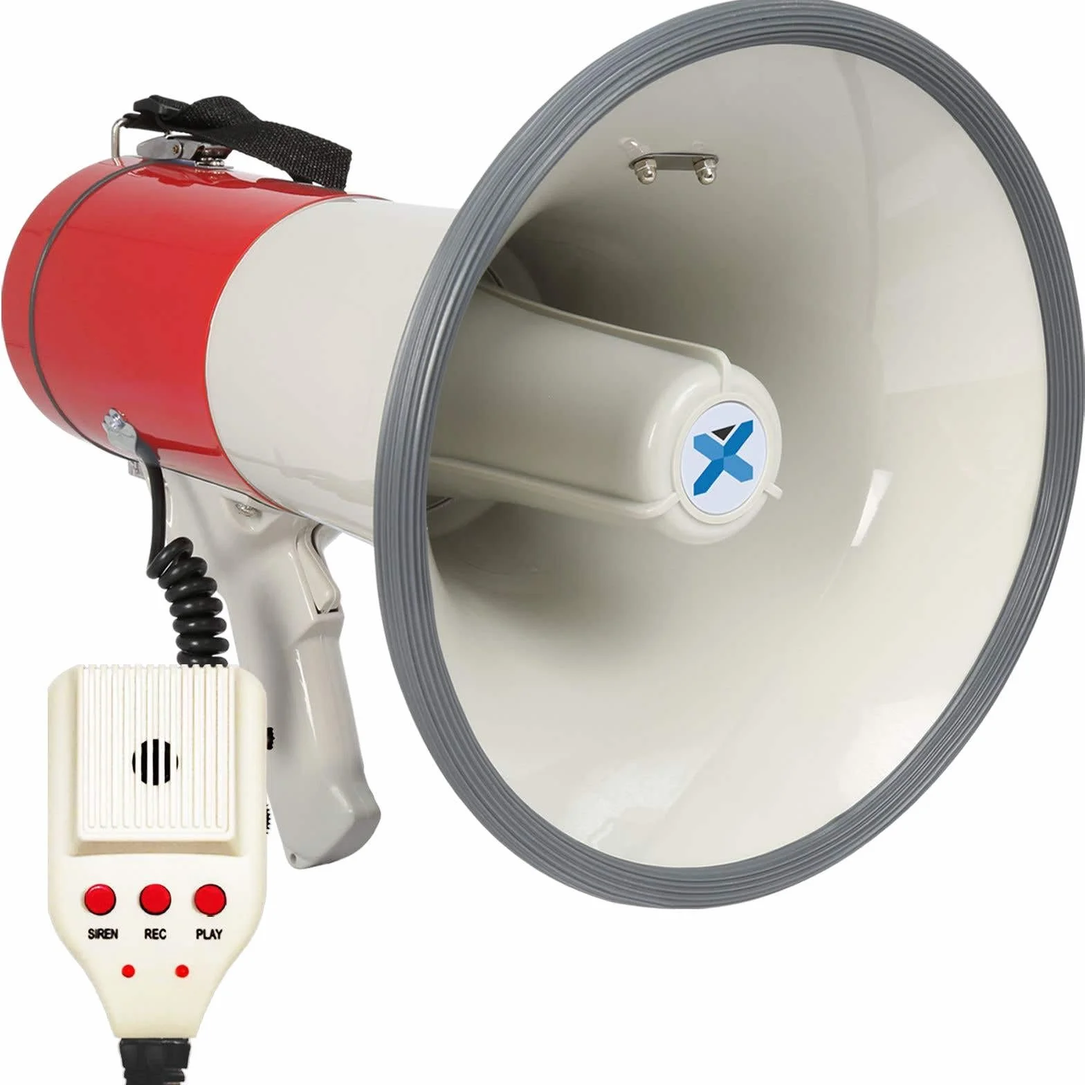 Vonyx MEG050 Megáfono 50W Alcance 1km con Micrófono y Grabación