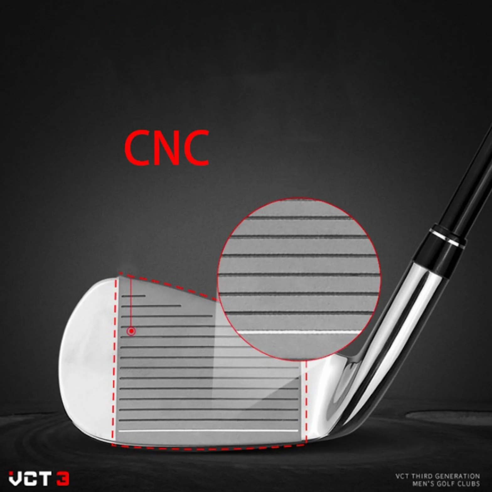 Varillas de acero o carbono para palos de golf profesional n.º 5/6/7/8/9/PW/SW