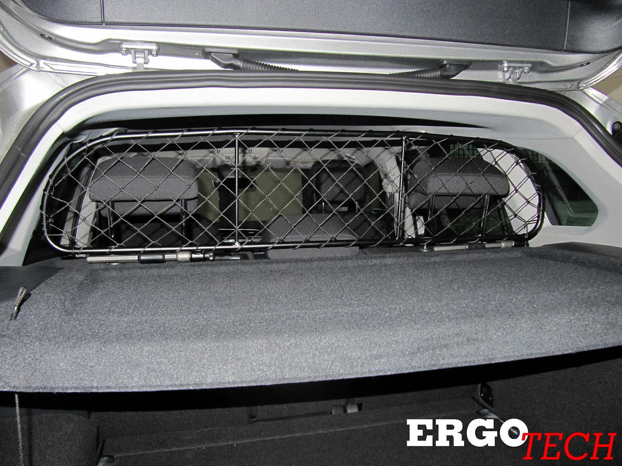 ERGOTECH Rejilla Separador protección para Volkswagen Tiguan (2016-2024), RDA65-S8 KVW023, para Perros y Maletas