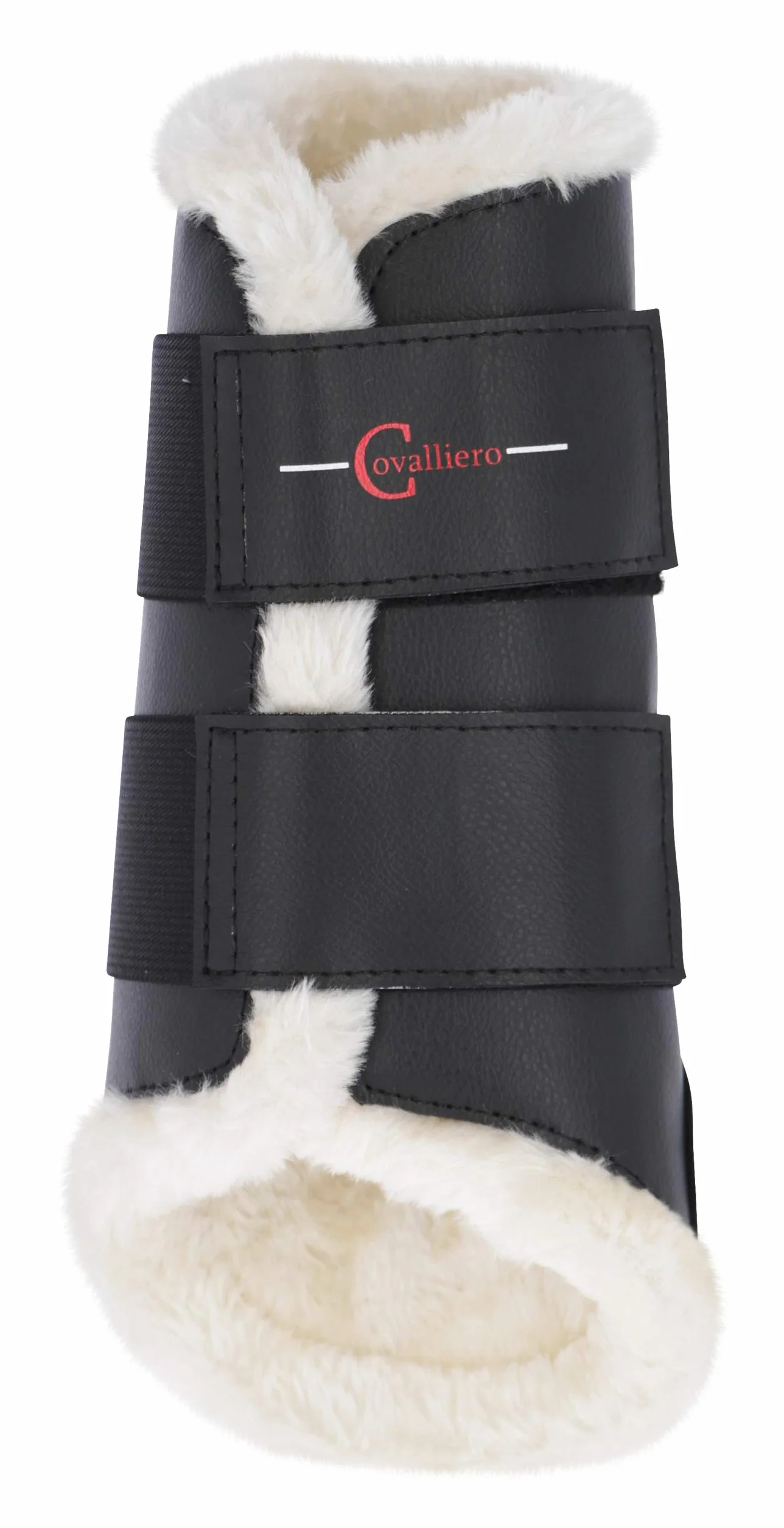 Covalliero Polainas de doma de forro polar delantero negro, M