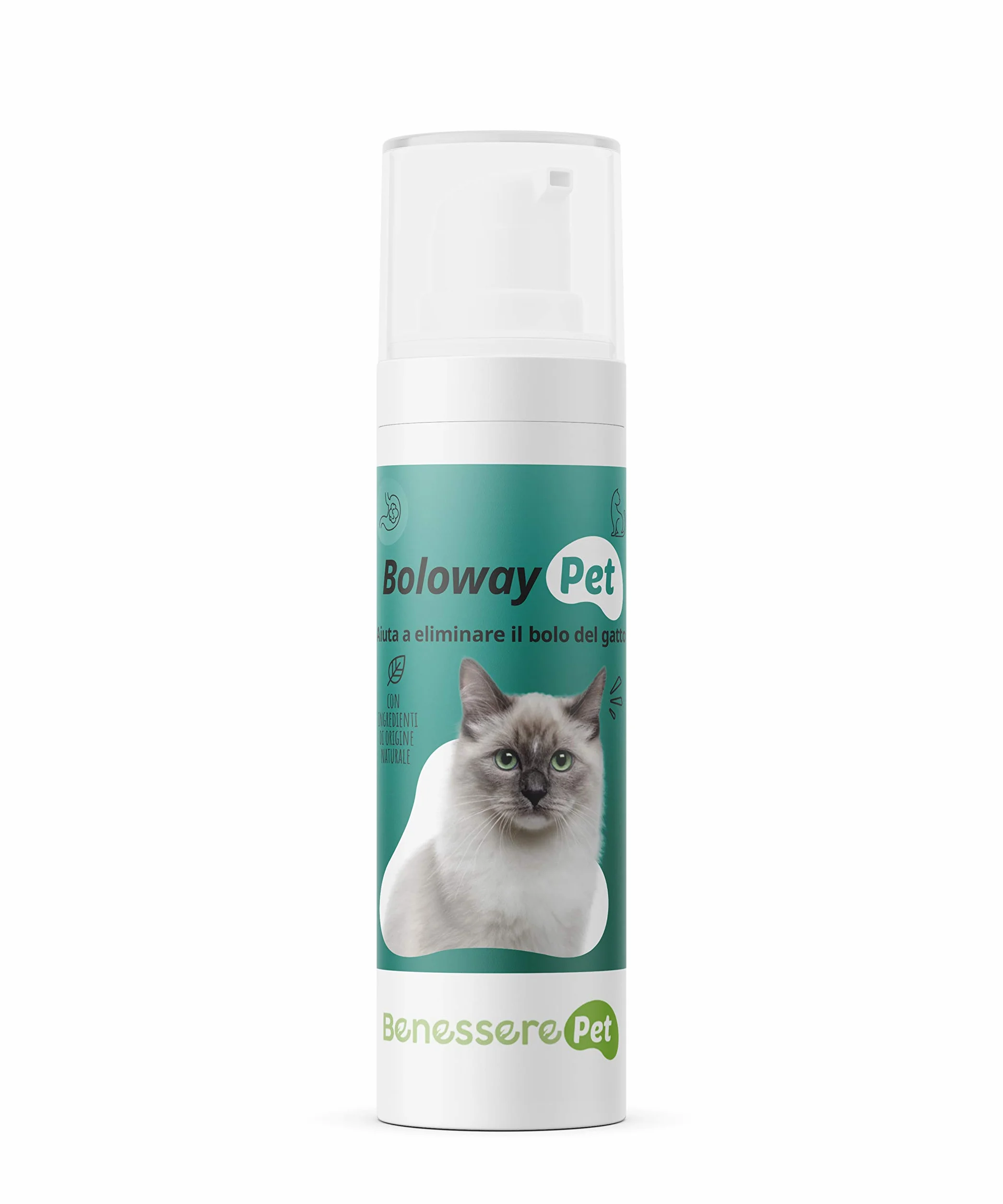 DYNAMOPET BenesserePet Boloway, Alimento complementario en Pasta 65 g, favorece la eliminación de Bolos de Gato, Alimento depilatorio de Gato, Pasta para Eliminar Bolos, Ingredientes Naturales