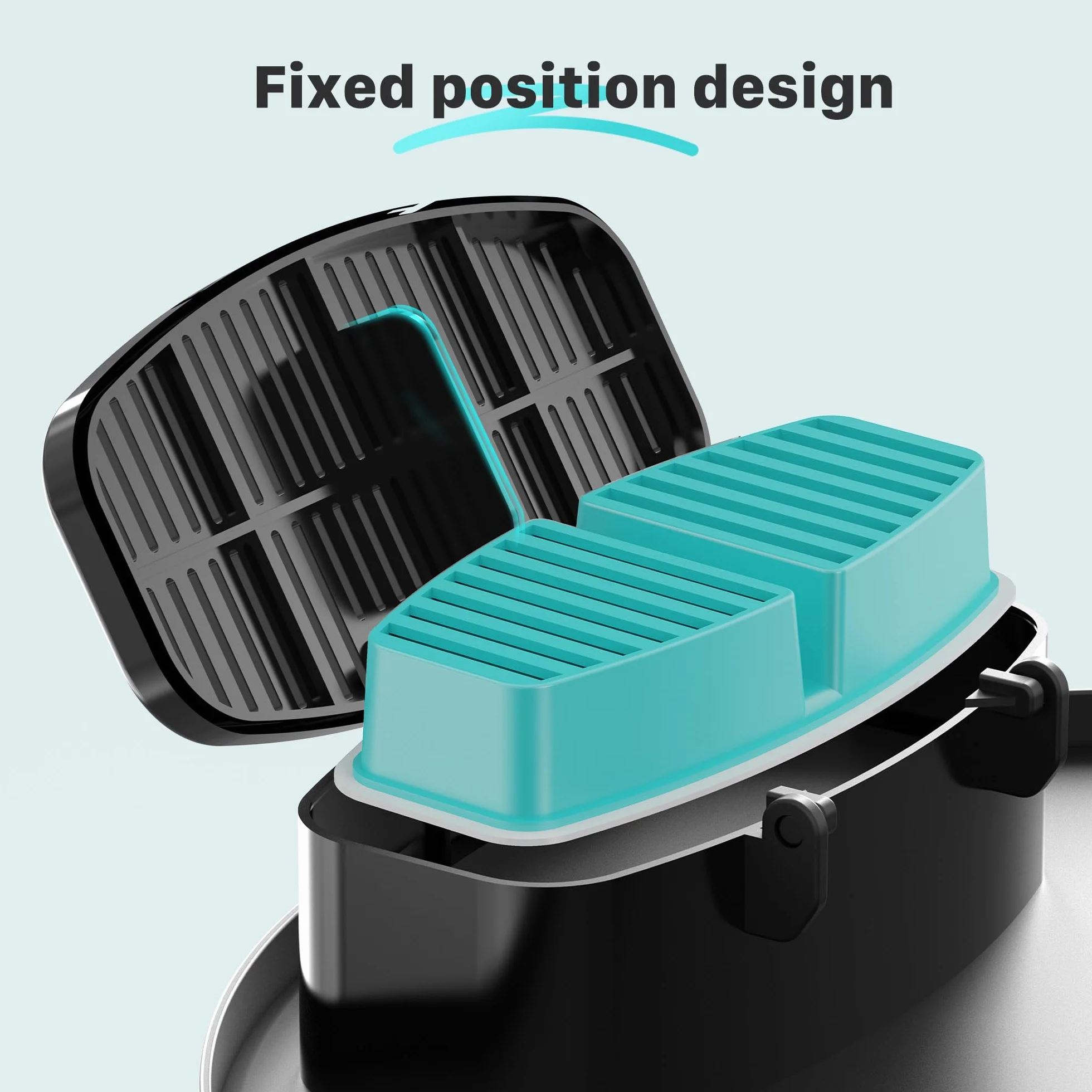 GIOTOHUN 12 Fuente para Gatos Filtros: Bebedero Gatos Filtros - 6 Filters de Carbón + 6 Filters de Esponja - Apto para Dispensador Agua sin Cable (B0CPHQ12FV)