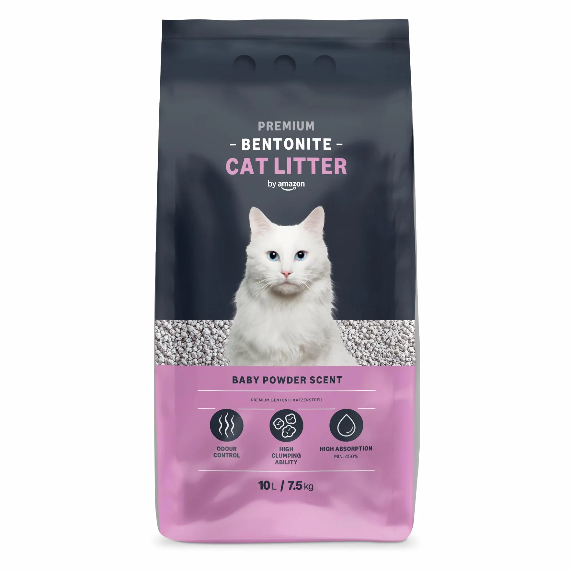 Arenero Prémium de Bentonita con Aroma a Talco para Gatos, 10L