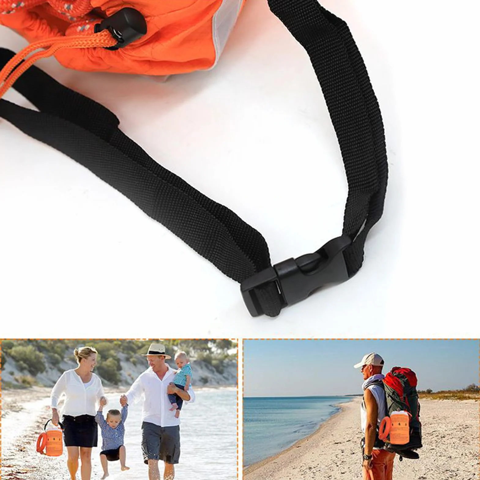 Kit De Cuerda De Rescate Flotador para Kayak 400 kg Dispositivo Flotante Visible para Deportes Acuáticos