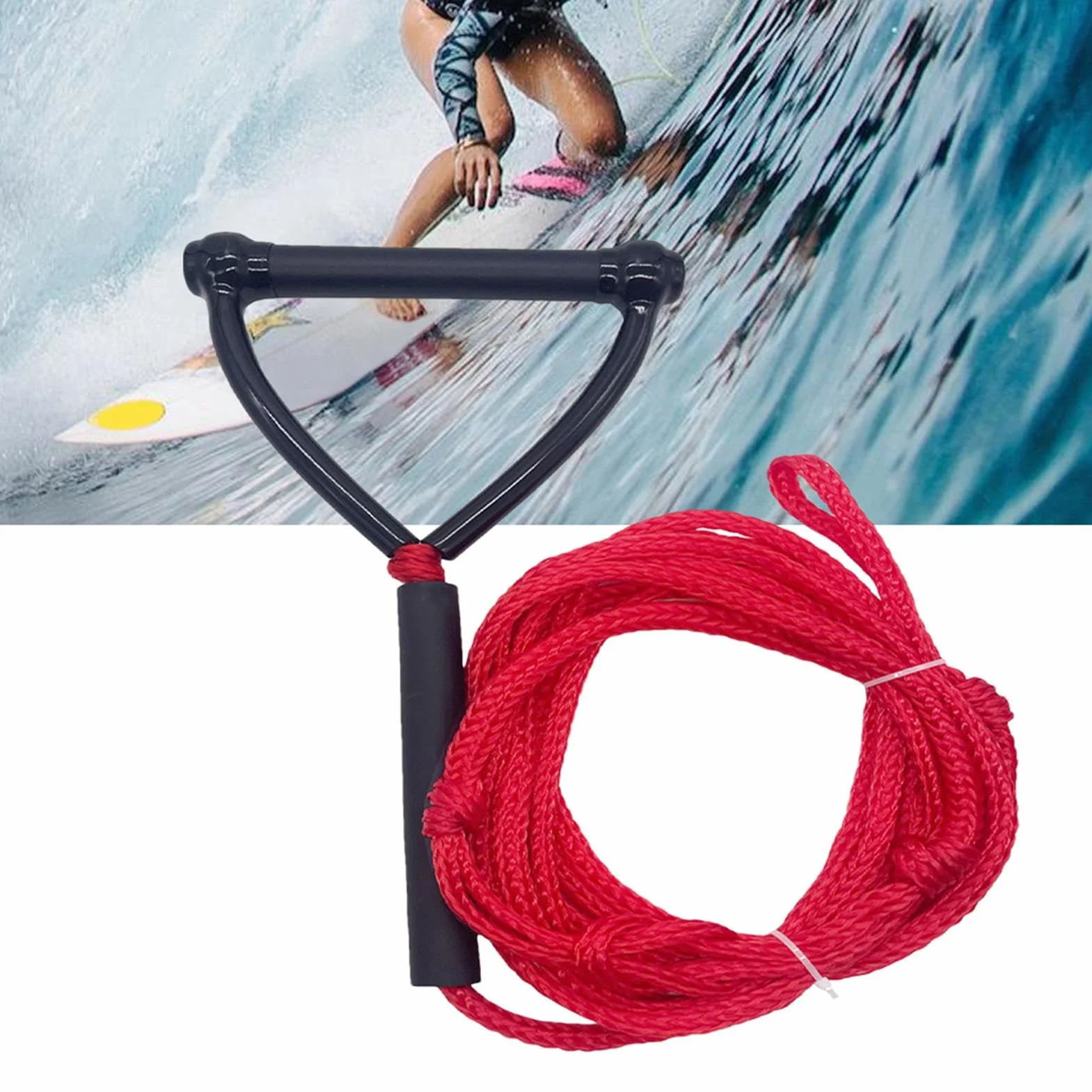 Cuerda de esquí acuático Wakesurf 24 pies alta resistencia para remolcadores de botes wakeboard