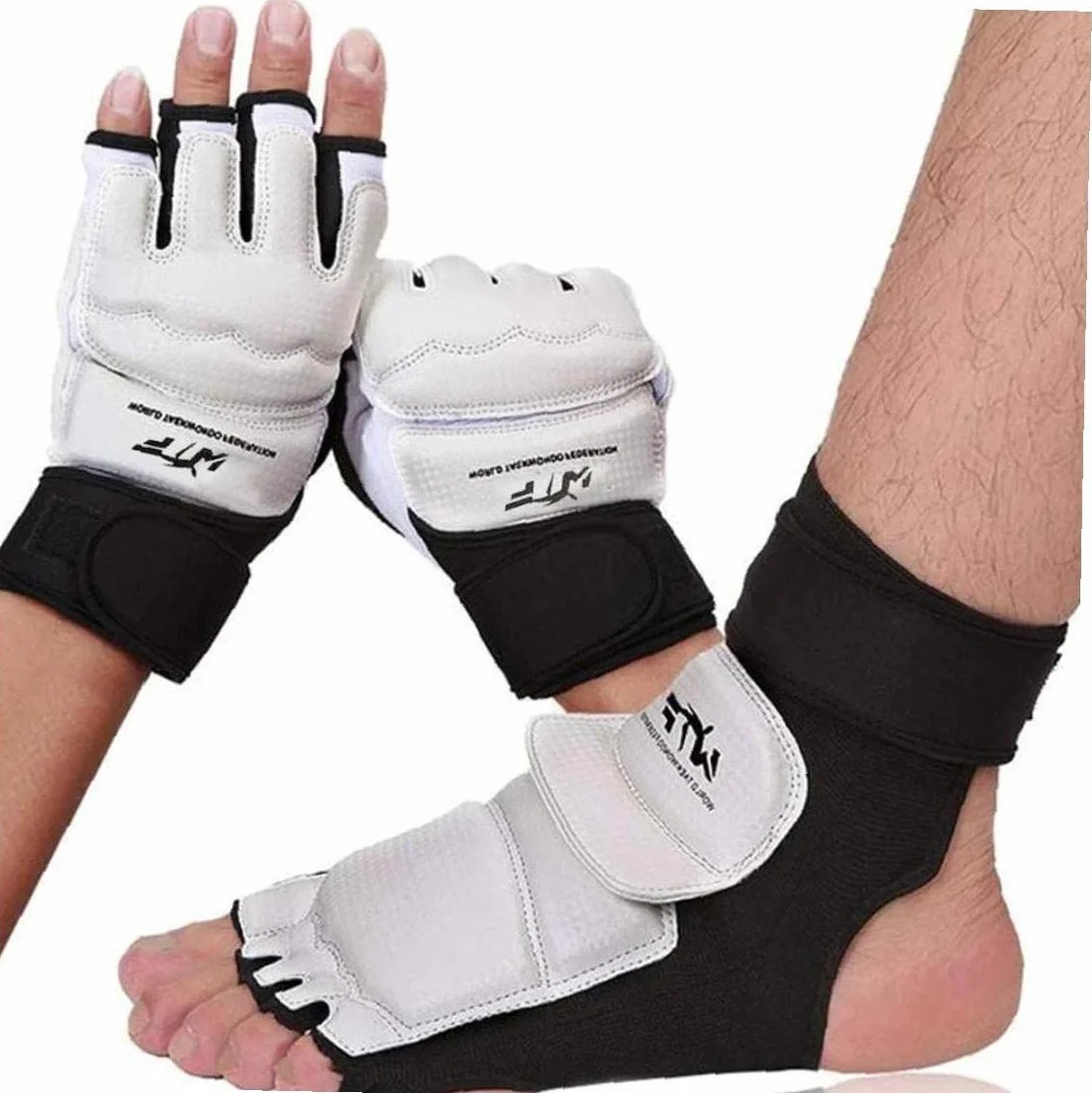 Protector Pies Taekwondo Mano Artes Marciales Boxeo Entrenamiento para Hombres Mujeres Niños