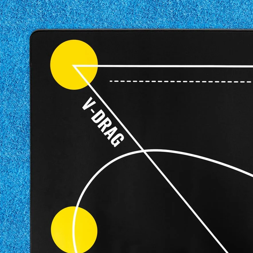 FORZA Alfombrilla de control individual de hockey 150 × 90 cm PVC antideslizante entrenamiento