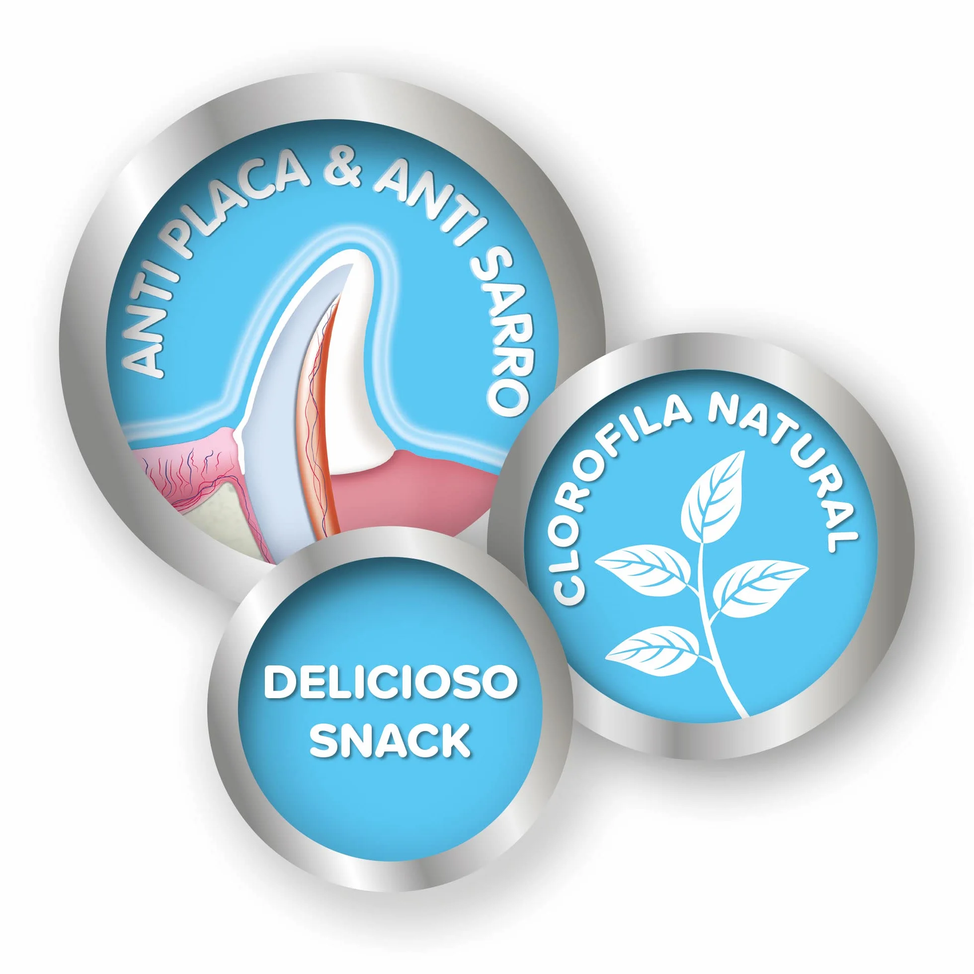 Beaphar - Snacks Dentales para Gato, Anti Placa y Anticarro, Clorofila Natural, 35 g