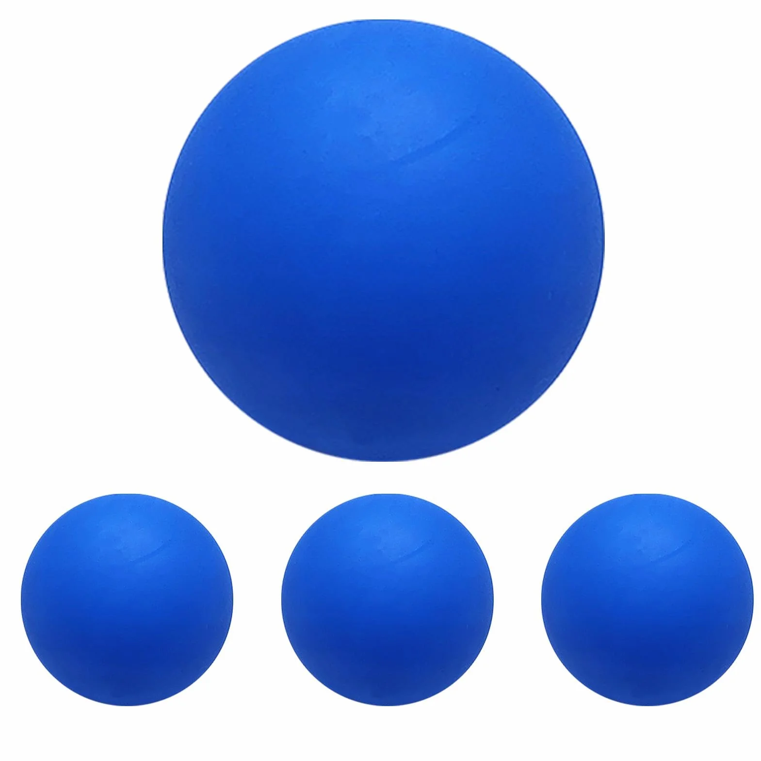 Pelota de squash para principiantes, 4 unidades, goma de alta elasticidad