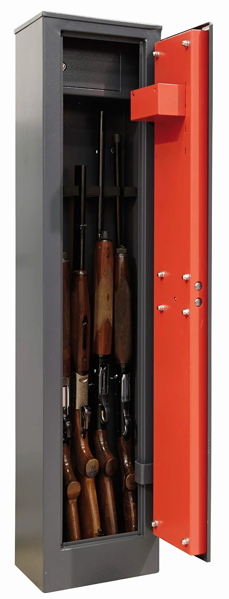 ARREGUI Braco ARM050 Armero de Acero para 5 Escopetas con Cajón Interior