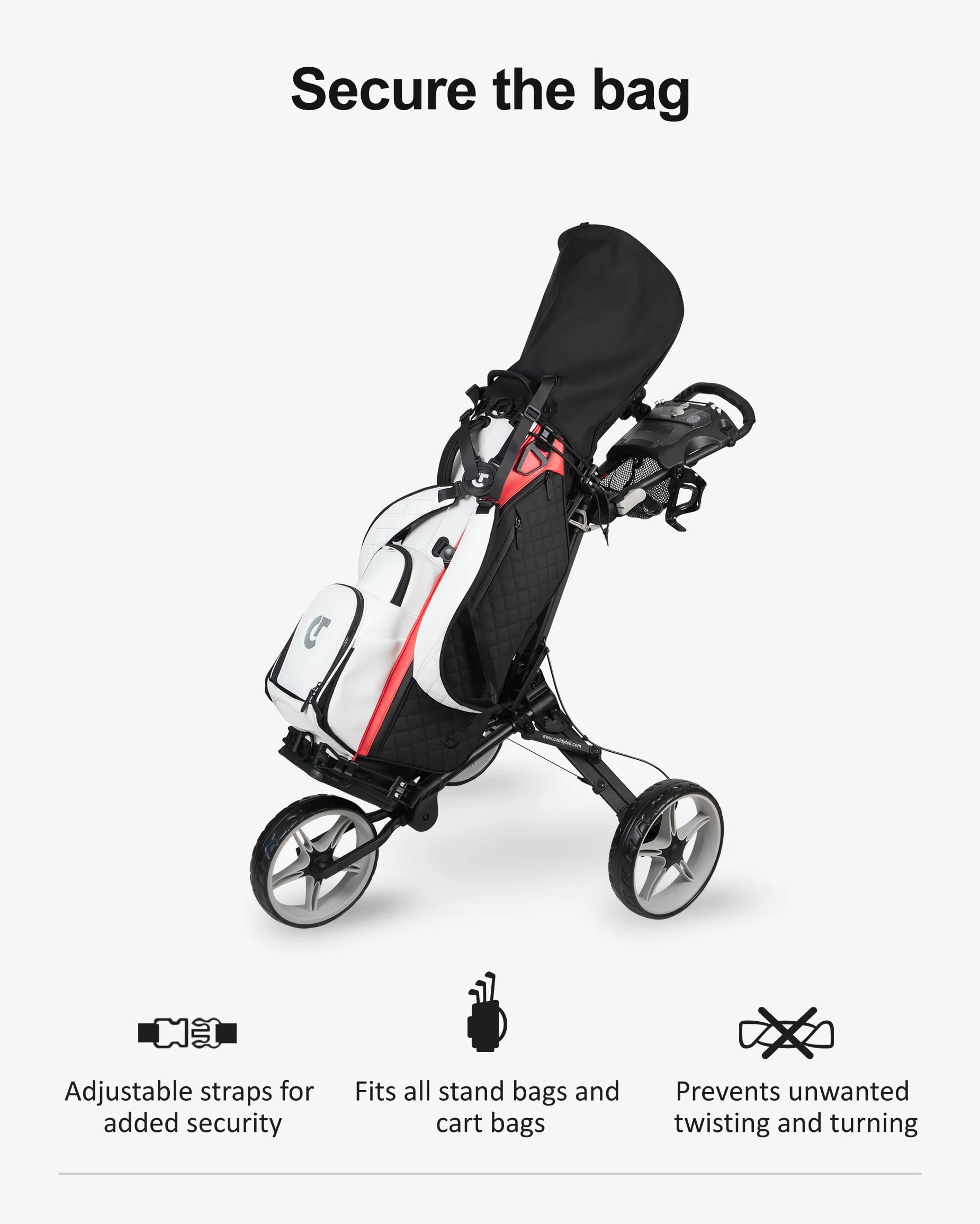 Caddytek CaddyLite Carrito de Golf Compacto semiautomático Plegable