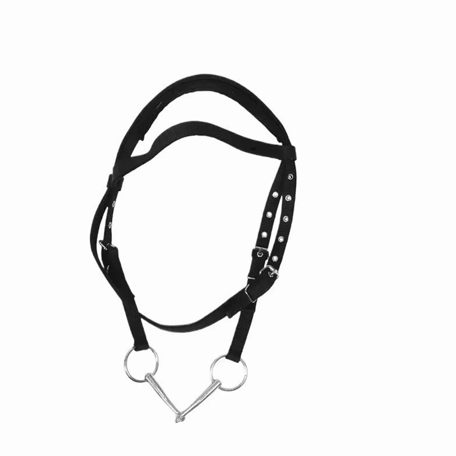 Brida de cuerda, cabestro caballo, riendas multiusos for sendero, cabestros nailon a juego, equipos ecuestres carreras caballos