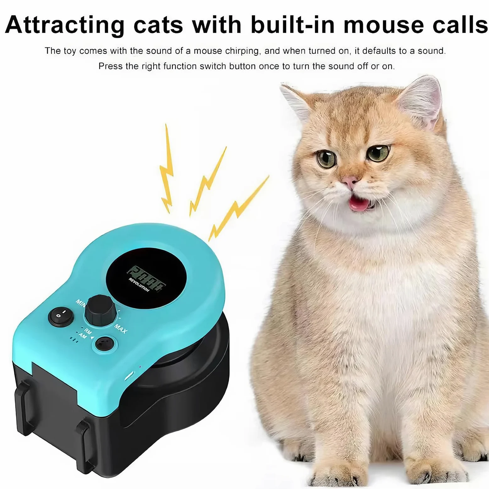 Juguete interactivo para gatos, caminadora inteligente de plumas con control remoto, juguete de caza automático para gatos y gatitos de interior
