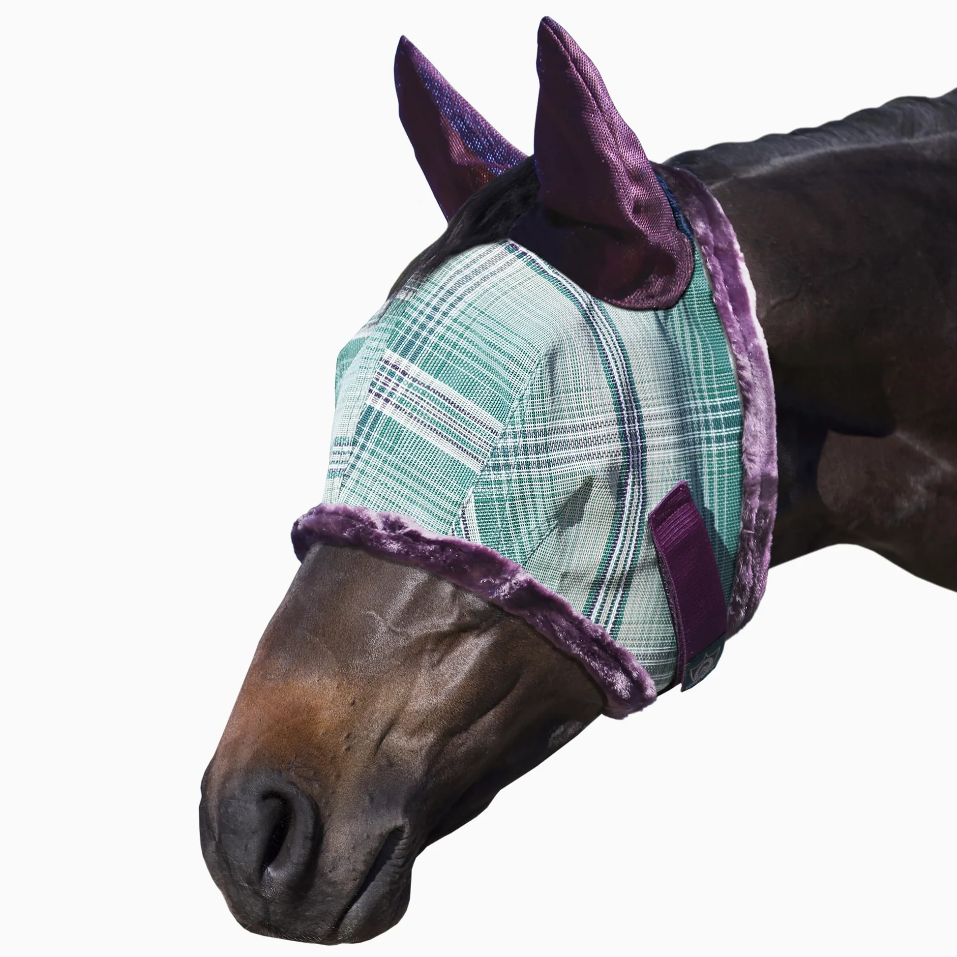 Kensington Fly Mask with Fleece Trim and Ears with Forelock Hole