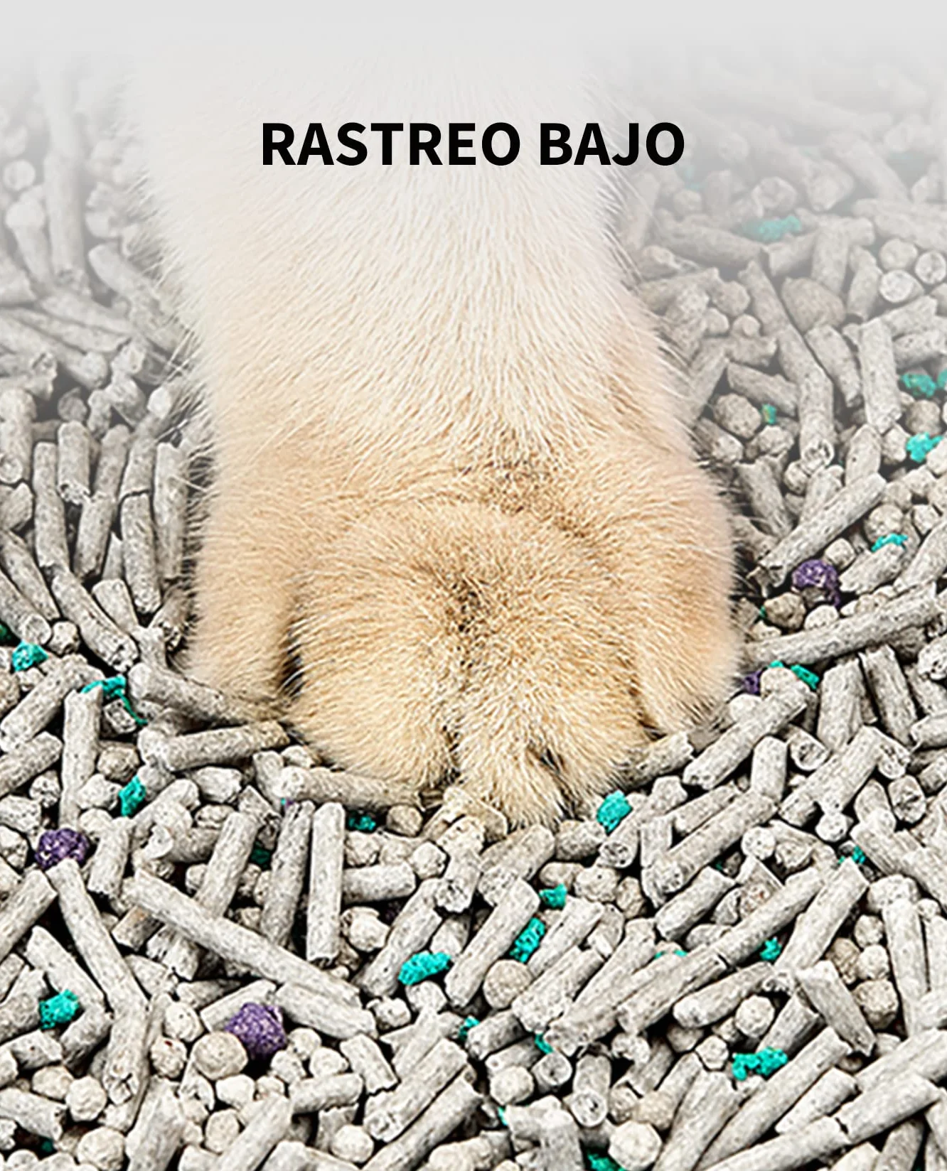 PETKIT Arena Mixta para Gatos 5 en 1, Enjuagable, Sin Olores, con Carbón Activado, Ultra Absorbente y de Secado Rápido(Cuatro Bolsas)