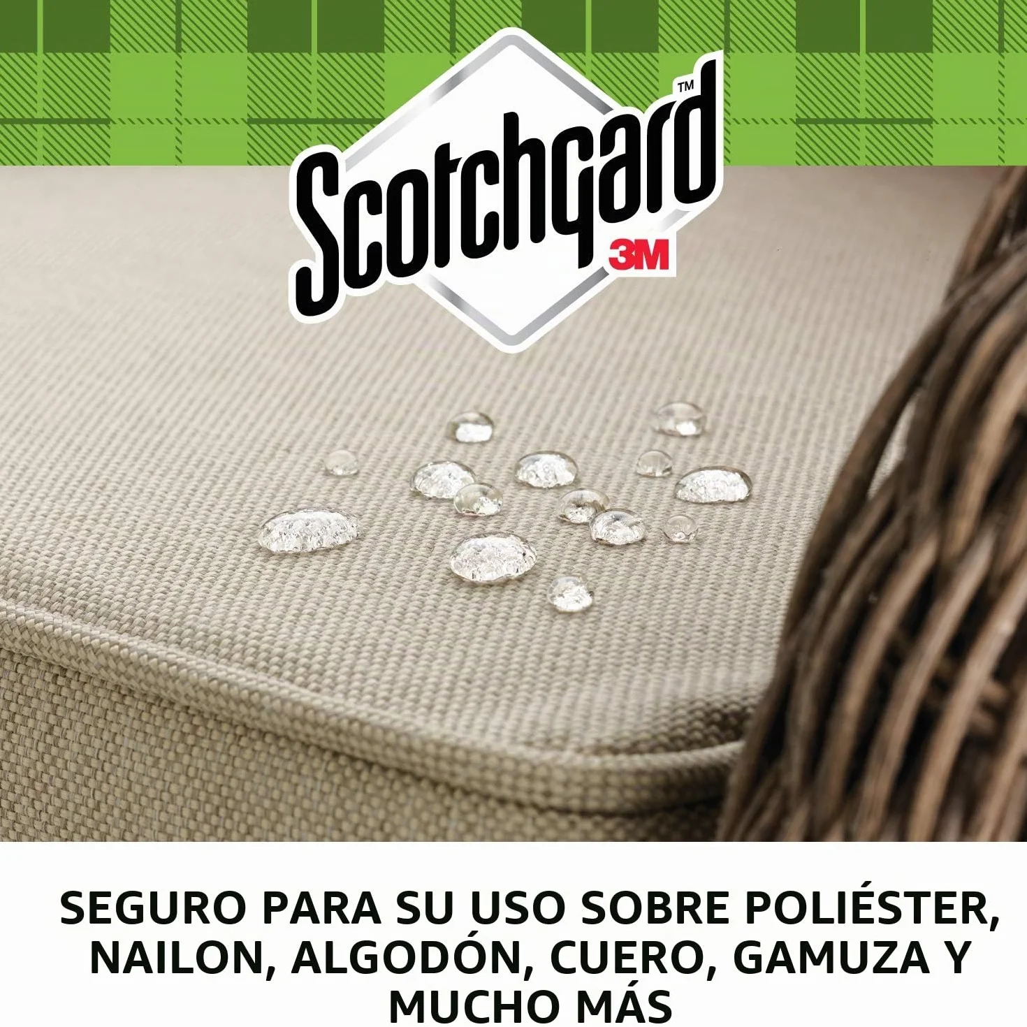 Scotchgard Spray Repelente al Agua 400 ml Protección Intensa para Exteriores