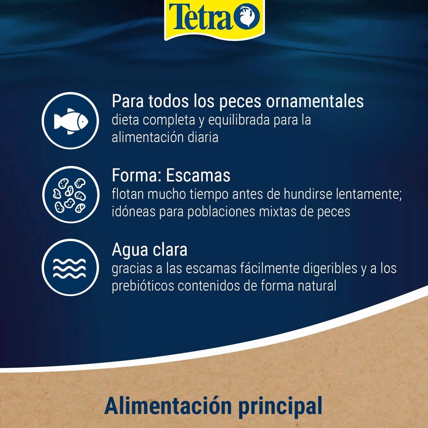 TetraMin Flakes - alimento en forma escamas de para todos los peces ornamentales, mezcla equilibrada para peces sanos y agua clara, lata de 500 ml