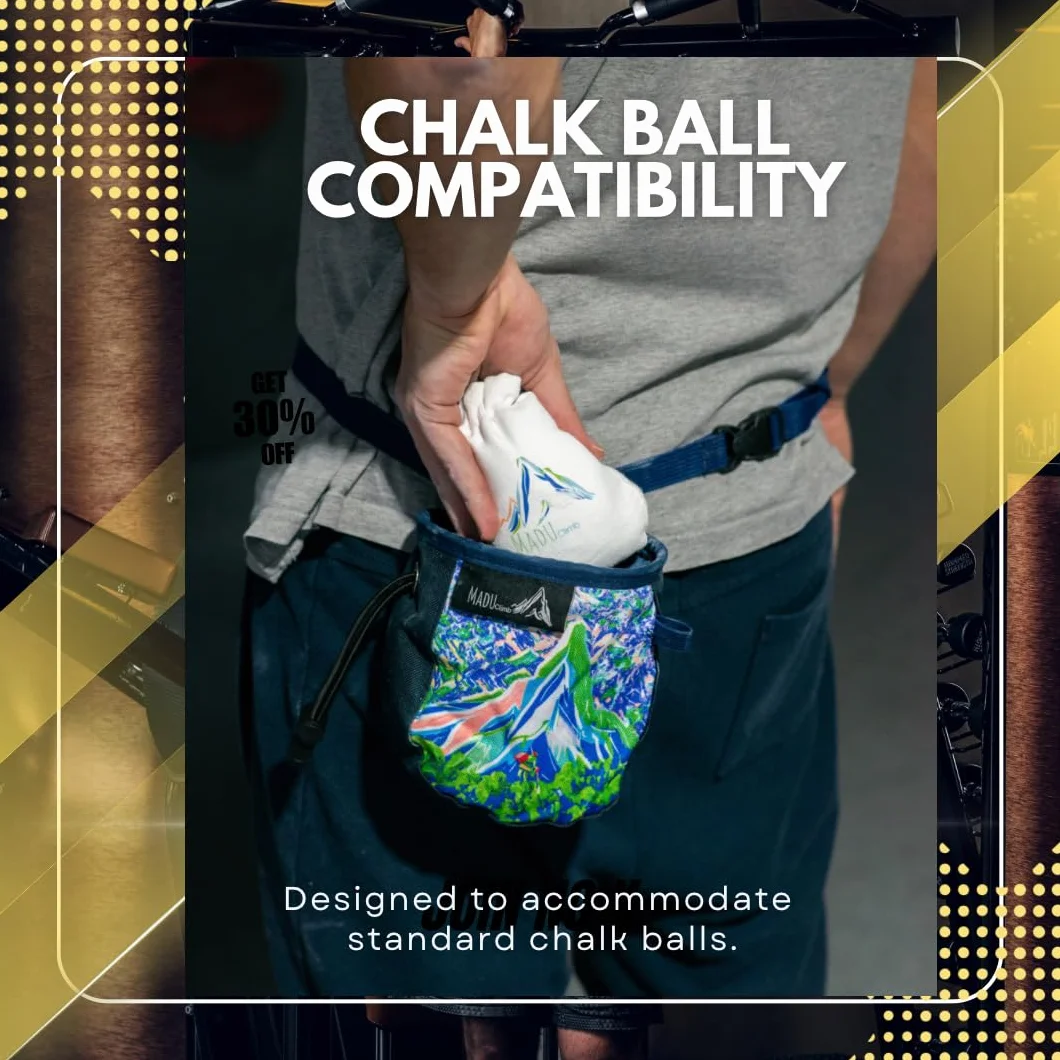 Madu Climb Bolsa de tiza para escalada en roca