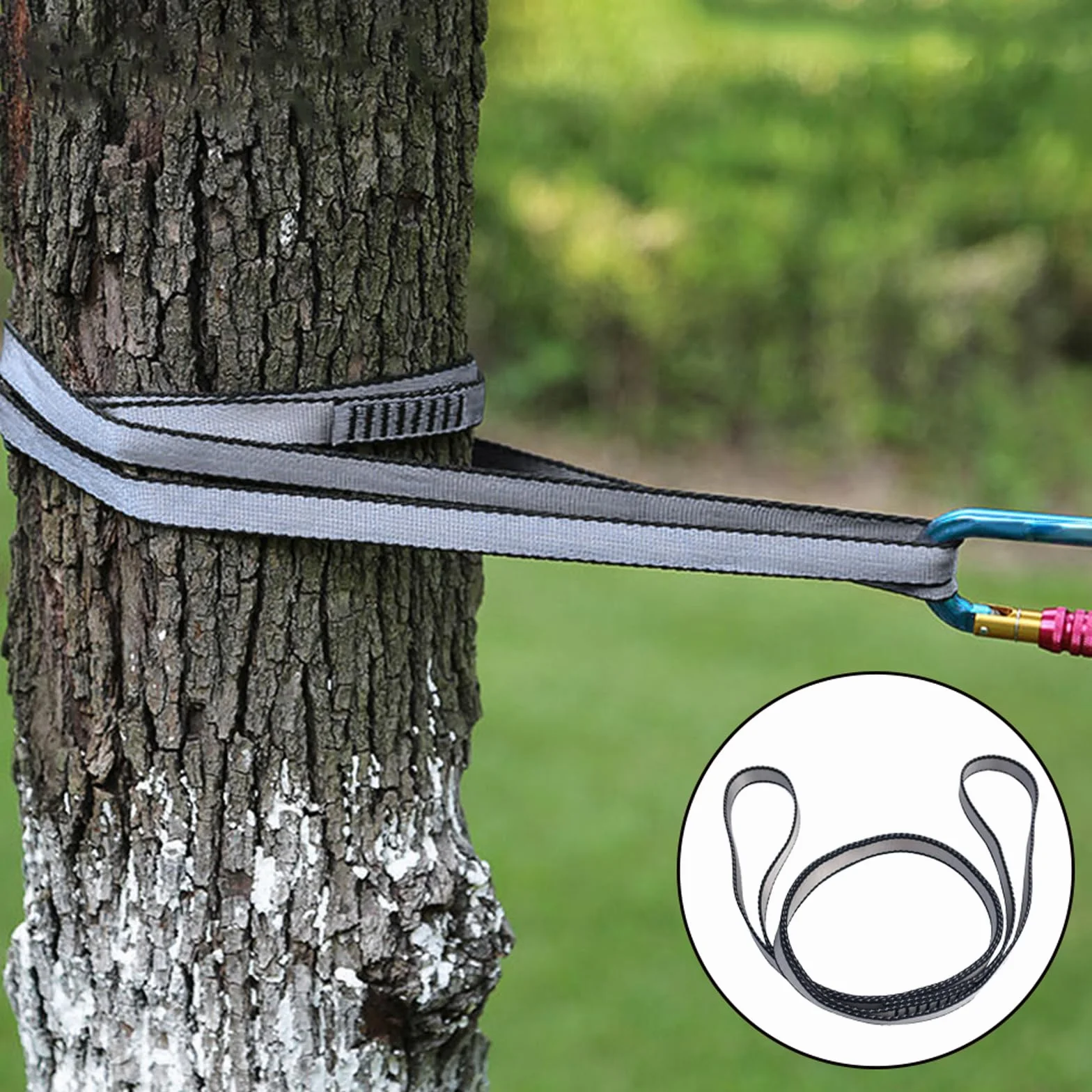 FOSER Eslinga de Escalada de Nailon 18mm 23KN Cuerda de Nailon