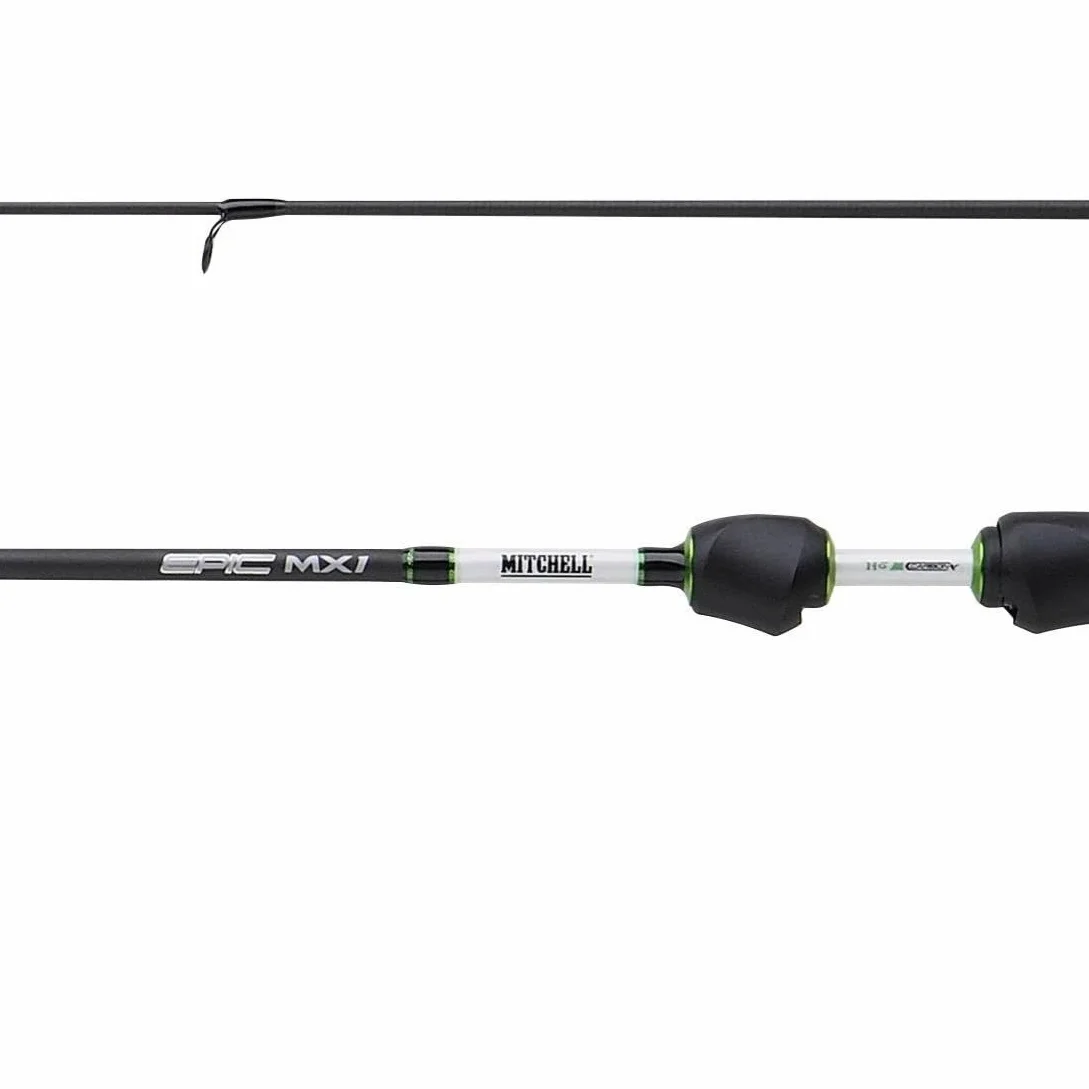 Mitchell Epic MX1 Caña Spinning Carbono Ligera para Bass Trucha Lucio Agua Dulce y Salada