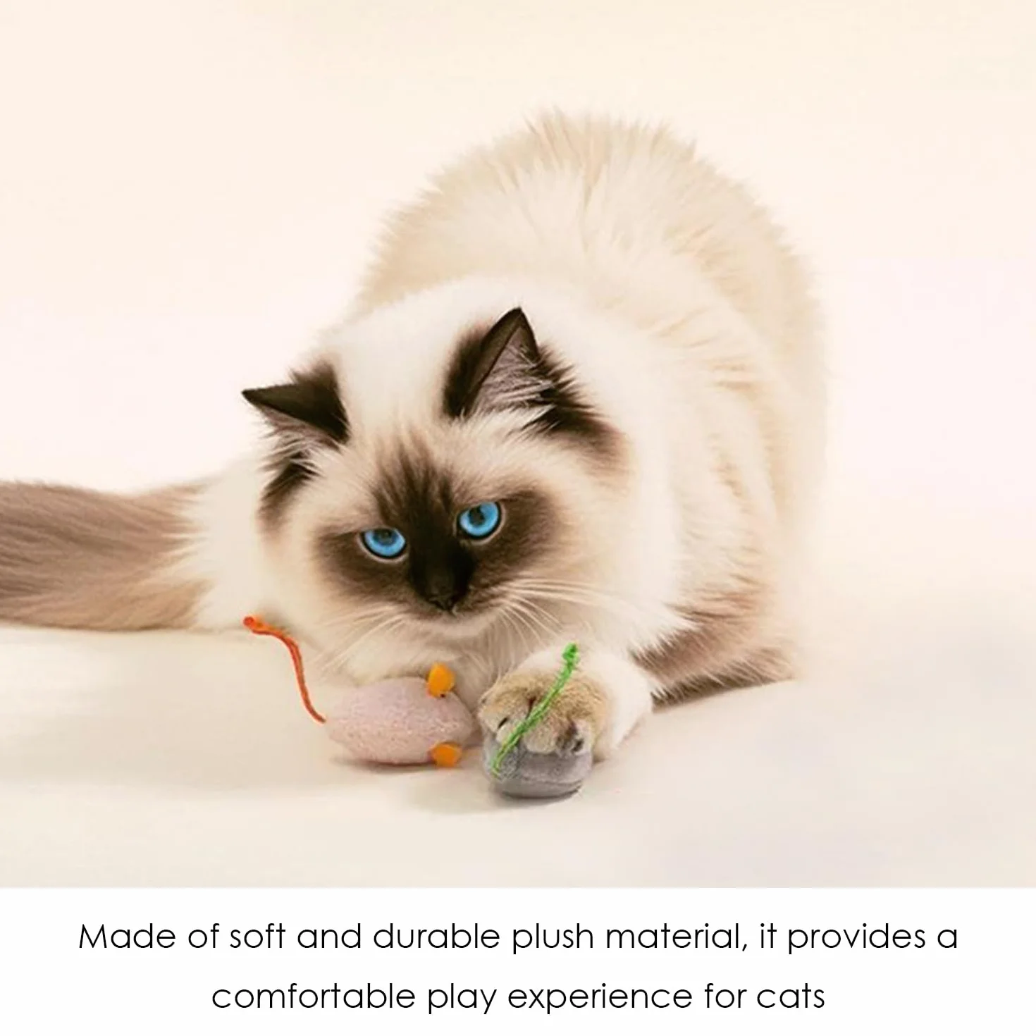 9 Piezas Formadas por Ratón, Juguetes De Peluche Simulados, Juguetes Interiores De Gatos, Suministros De Yeso De Dientes De Gato Y Partos De Gatos.