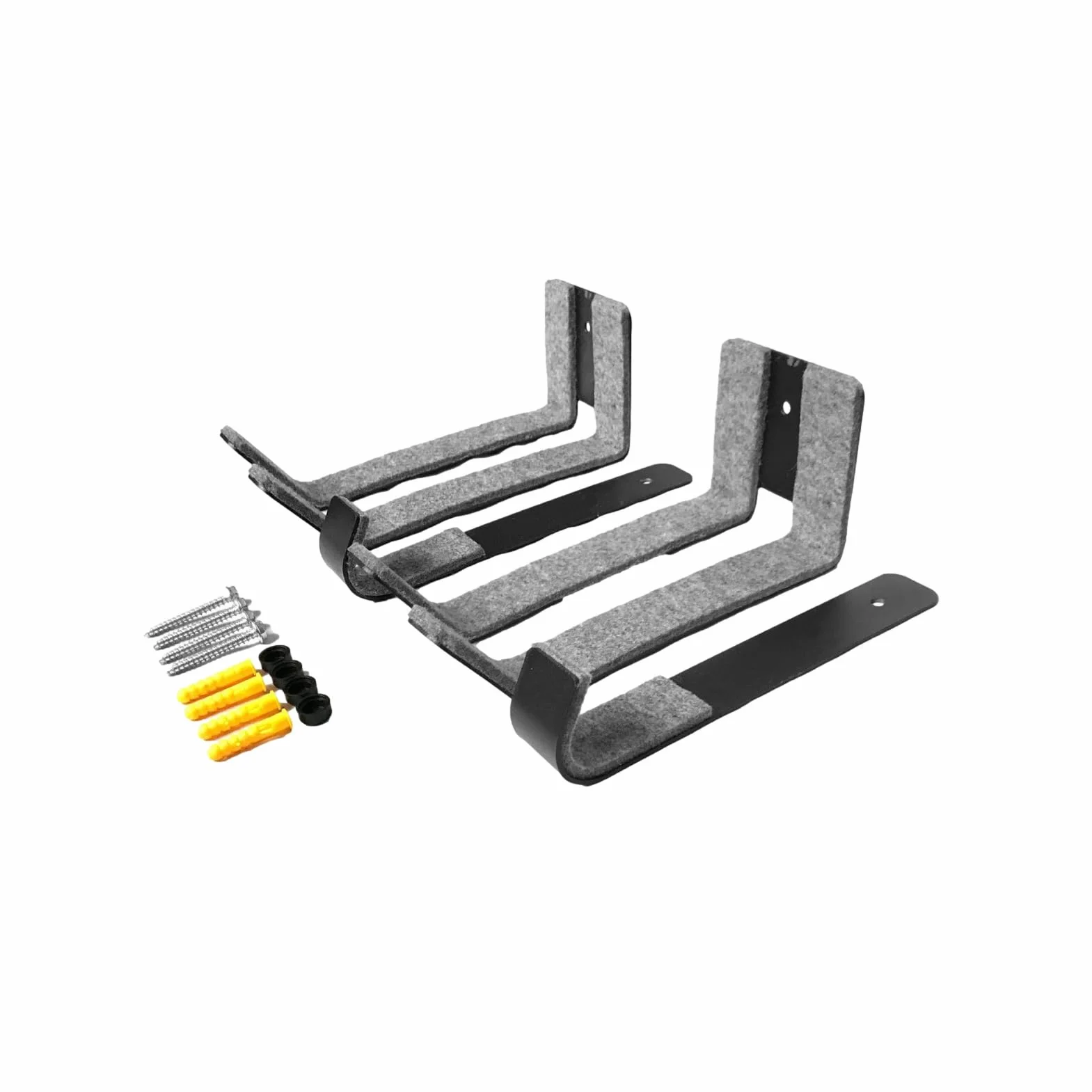 Colgador para Tabla de Surf Soporte de Pared Recubierto de Fieltro