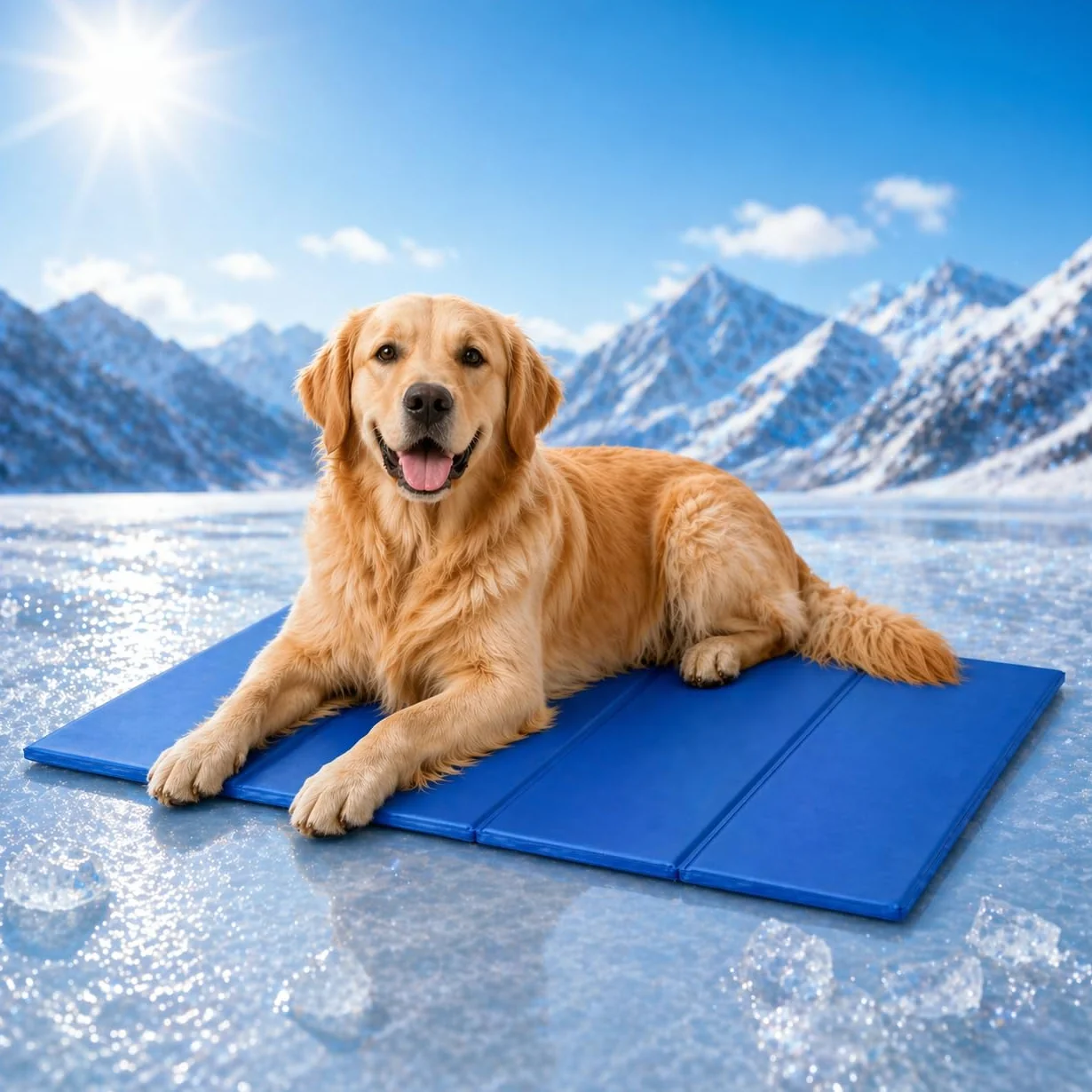 Alfombra Refrescante Para Mascotas 90x50cm - Coolbed - Autorefrigerante - Cama Perro Grande - Colchoneta - Dog Bed - Cama Perro Verano - Alfombra Impermeable - Cama Refrescante Perro - Dog Beds