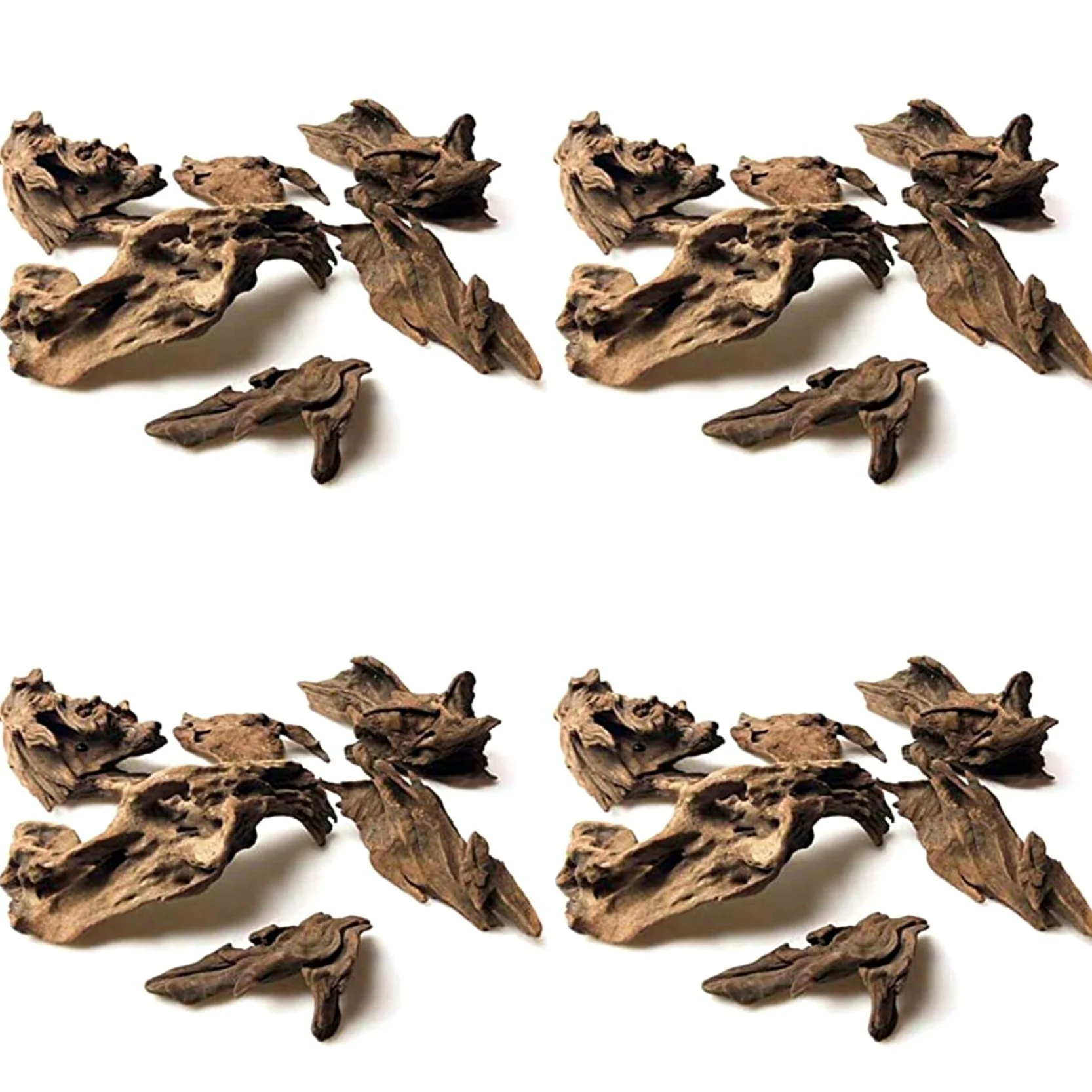 24X Grandes Ramas Naturales de Madera Flotante Reptiles Acuario Decoración del Tanque de Peces Cueva Escondite Decoración de Madera Madera de Deriva