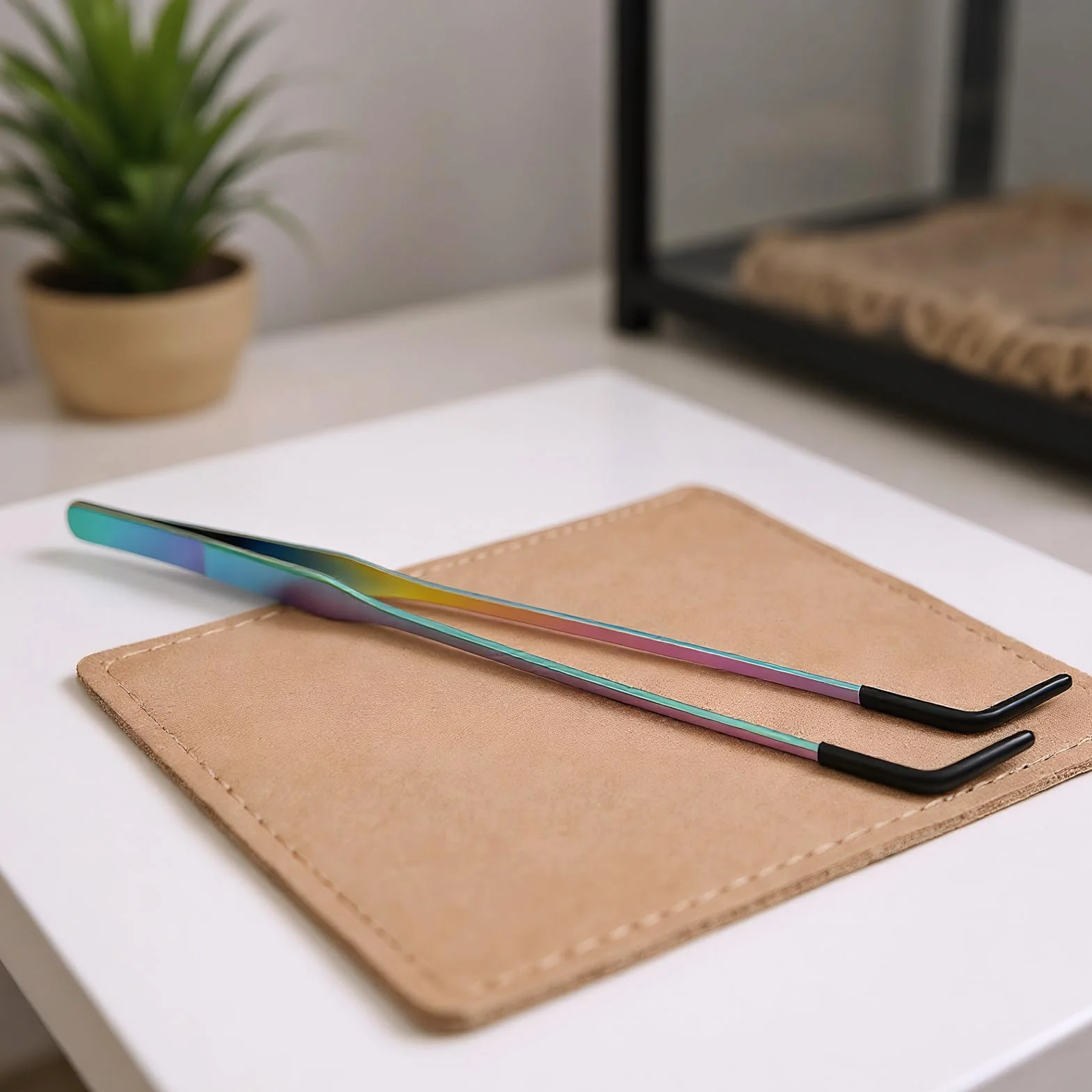 Pinzas de Alimentación, Pinzas Rectas y Curvas, Accesorios Y Herramientas Con Cabezal De Silicona Antideslizante Para Lagartos, Plantas Acuáticas, Arañas, Terrario De Mascotas, Hogar Y Serpientes